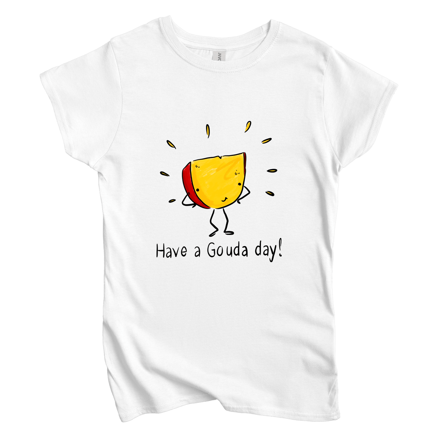 T-Shirt S / White Have a Gouda Day: Micro Barbi Women's Tee