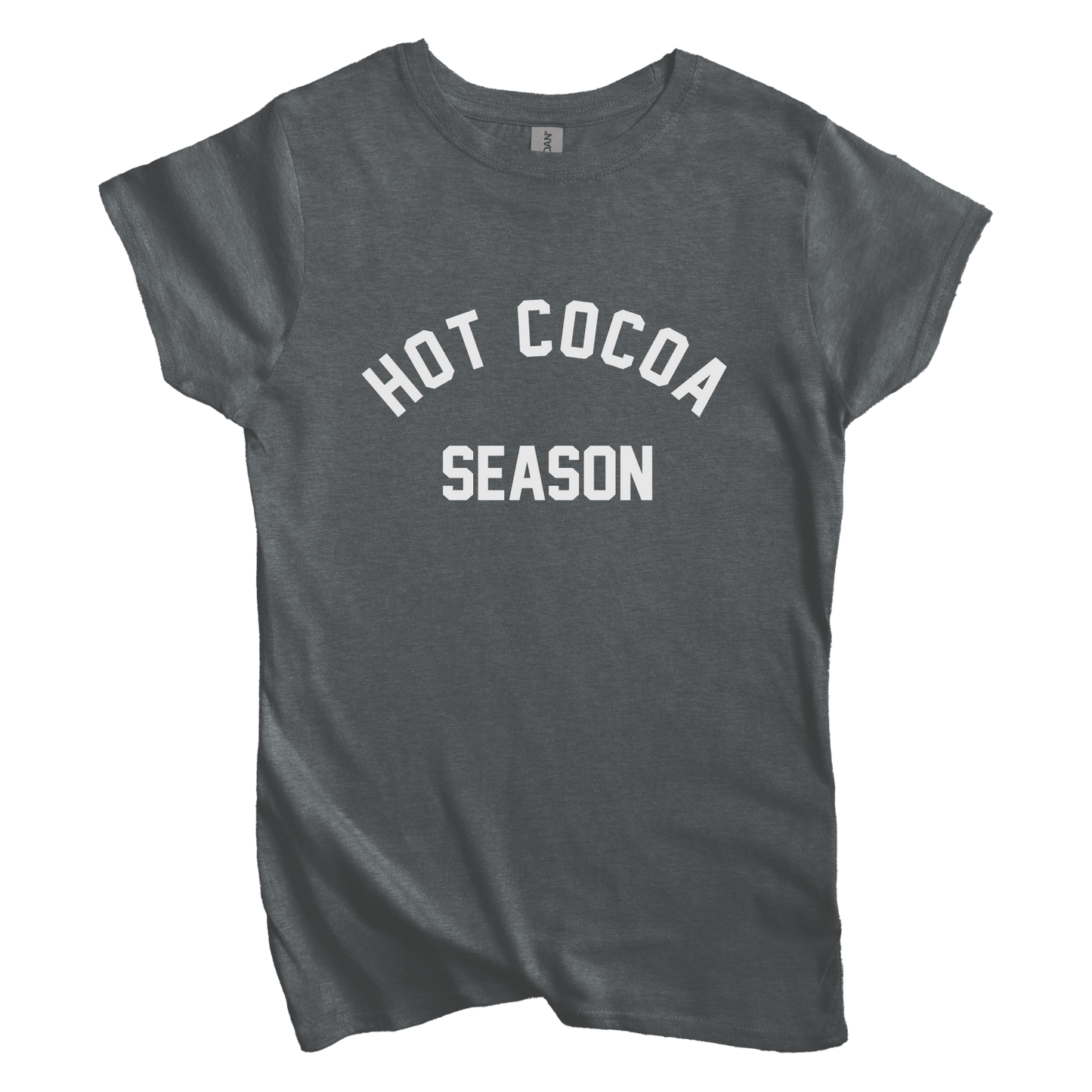 T-Shirt S / Dark Heather Hot Cocoa Season Women's Tee