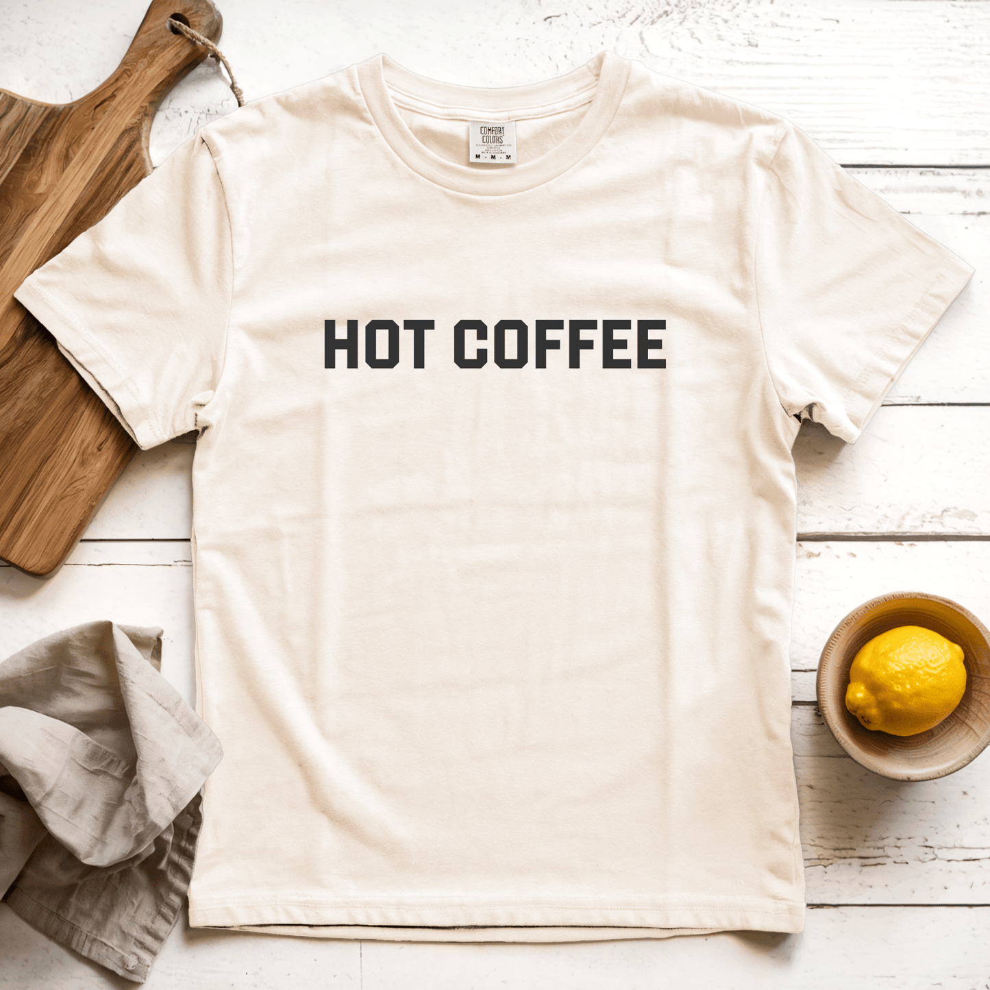 T-Shirt Ivory / S Hot Coffee