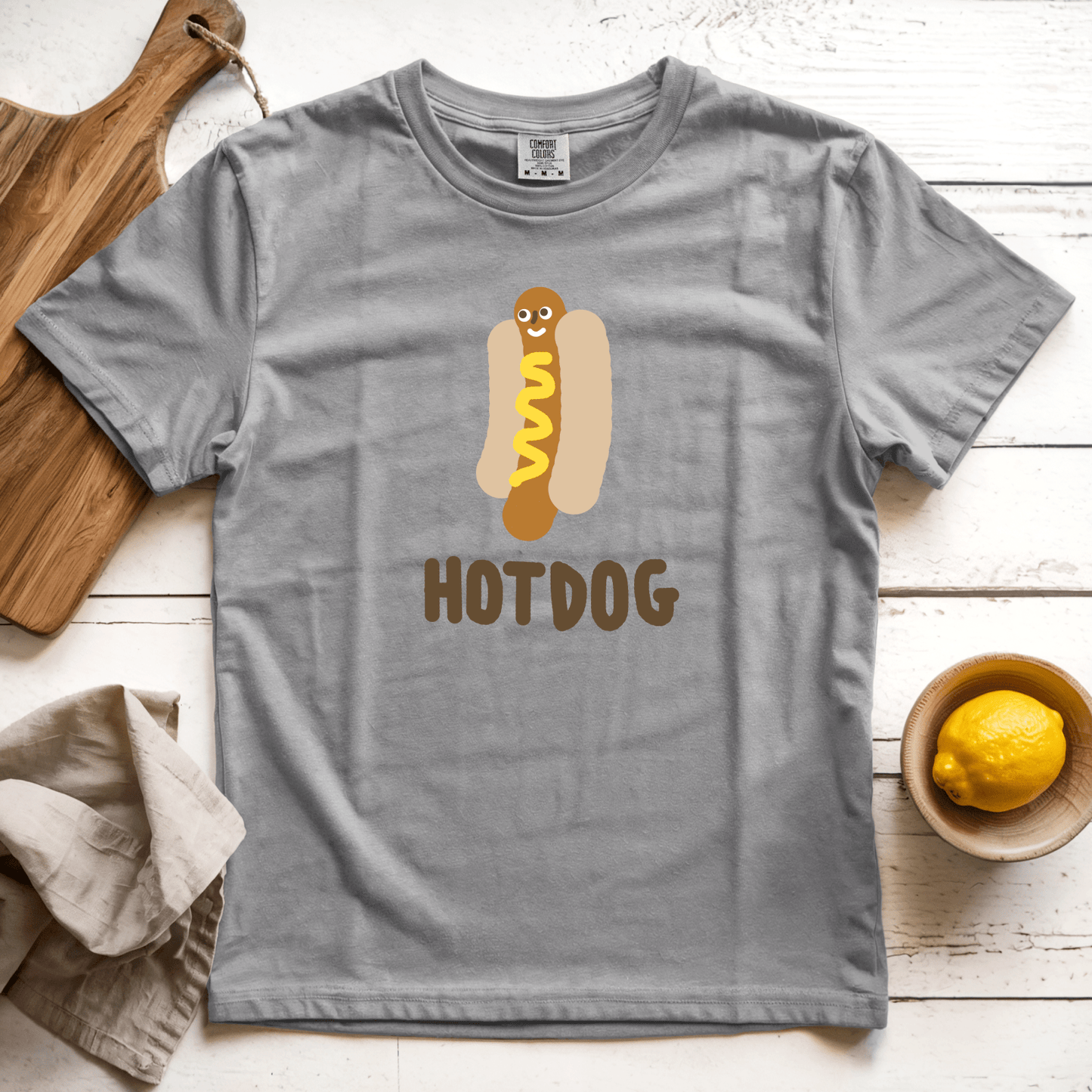 T-Shirt Grey / S Hotdog: Longoland