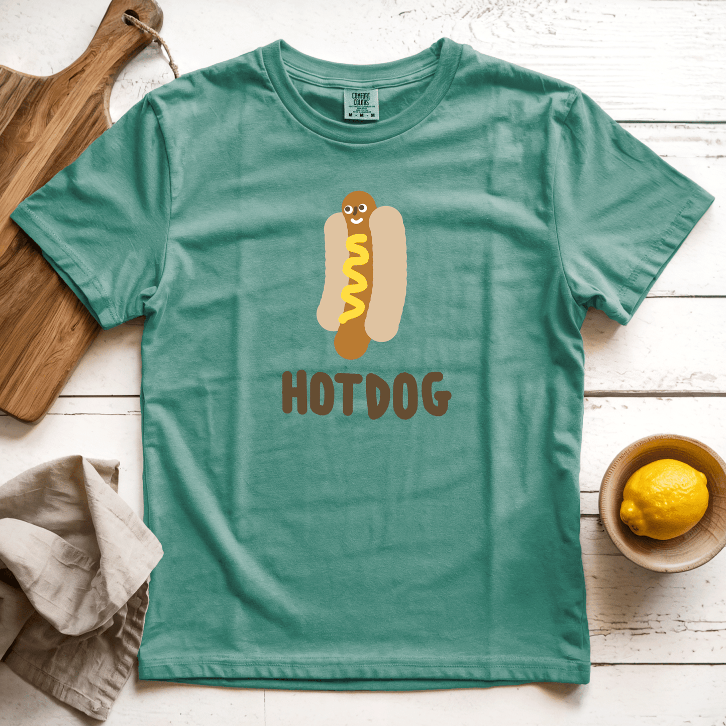 T-Shirt Light Green / S Hotdog: Longoland