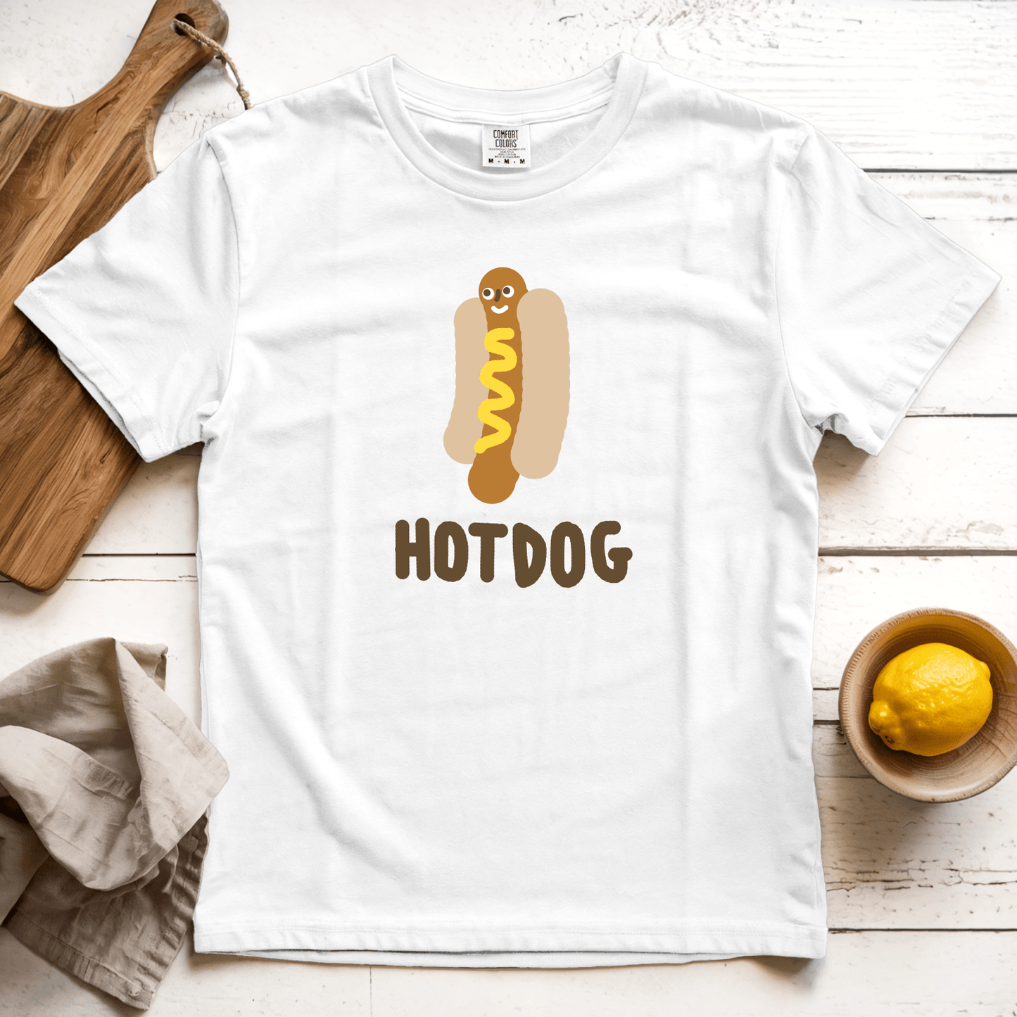 T-Shirt White / S Hotdog: Longoland