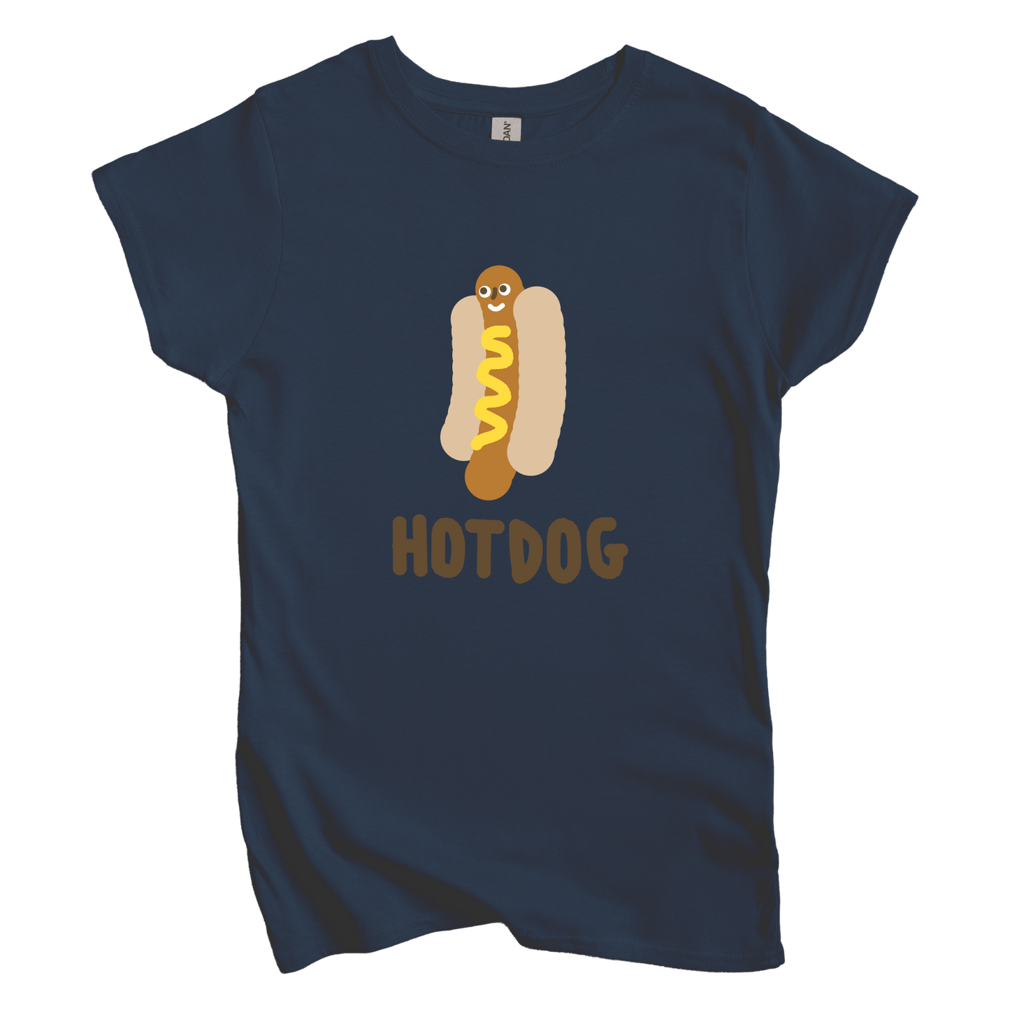 T-Shirt S / Navy Hotdog: Longoland Women's Tee