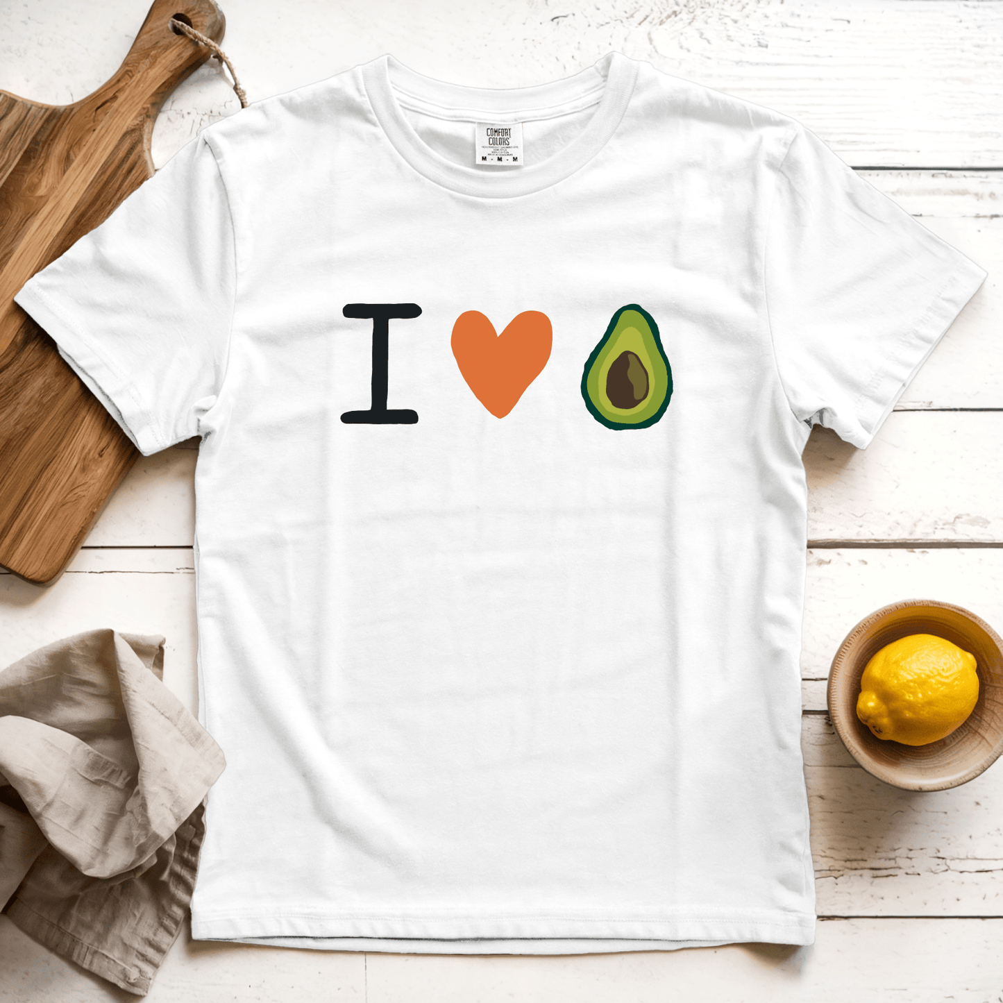 T-Shirt White / S I Love Avocado