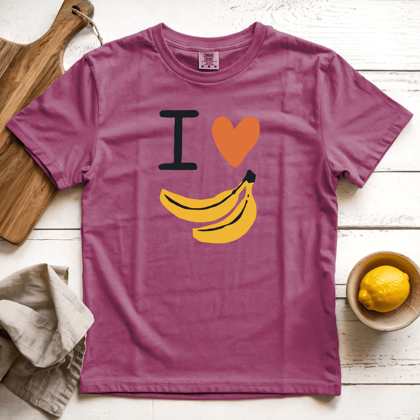 T-Shirt Berry / S I Love Bananas
