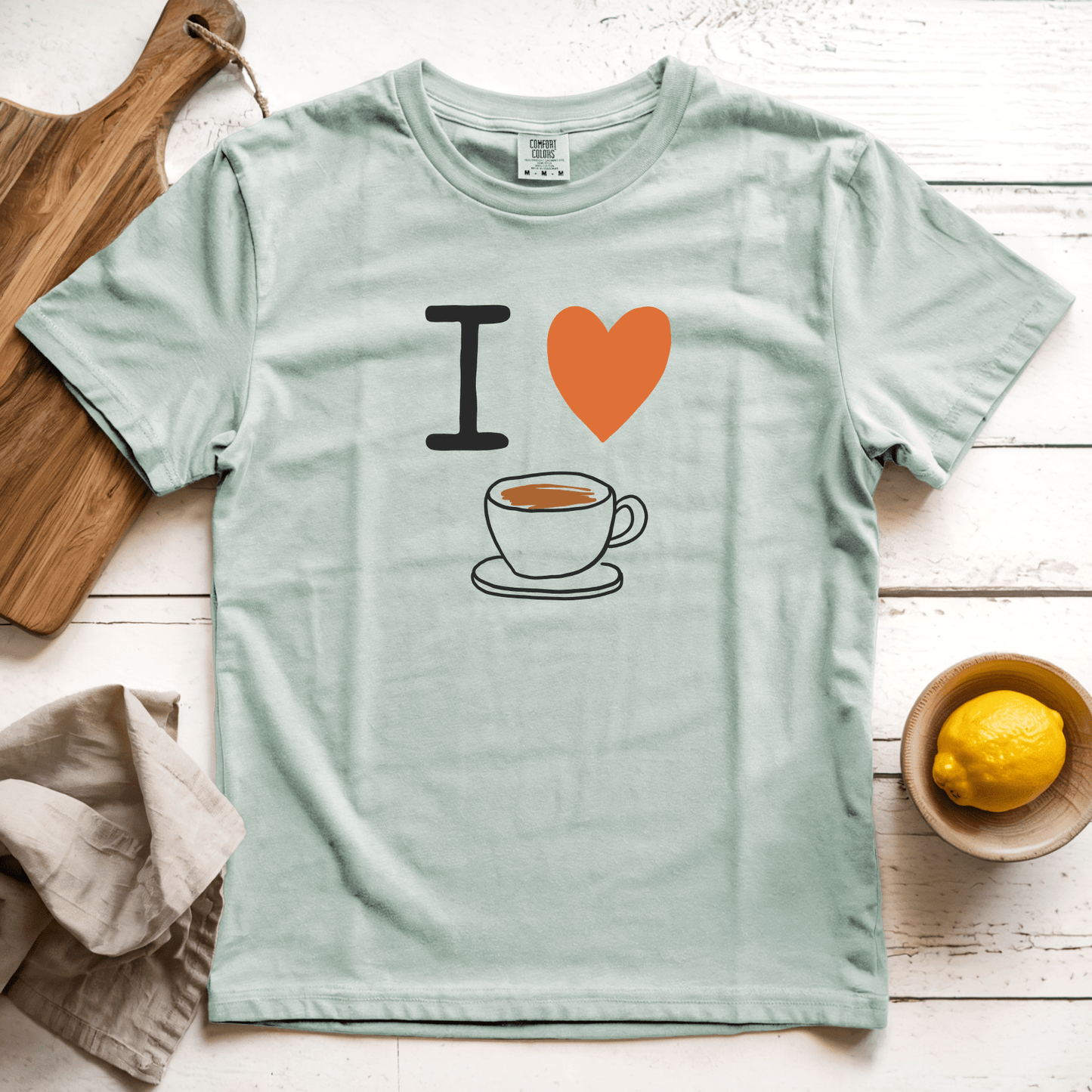 T-Shirt Bay / S I Love Coffee