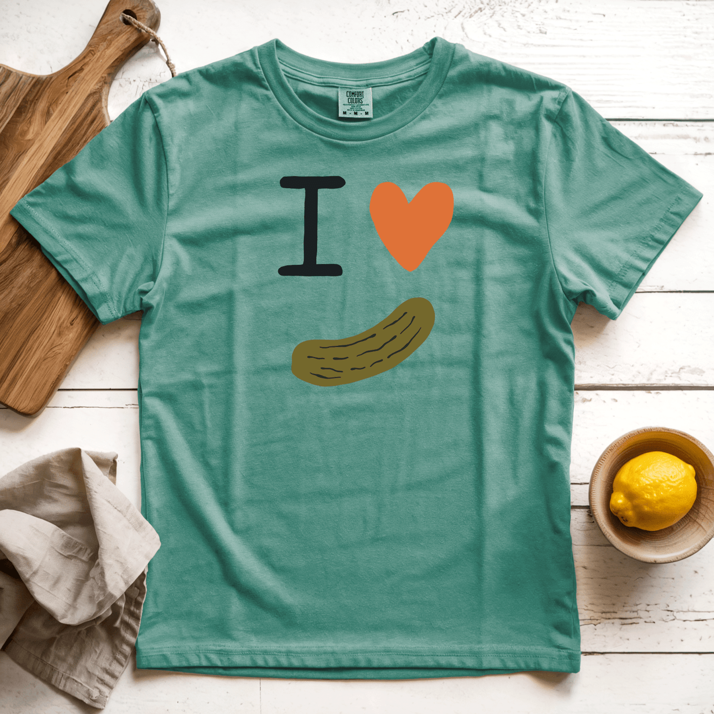 T-Shirt Light Green / S I Love Pickles