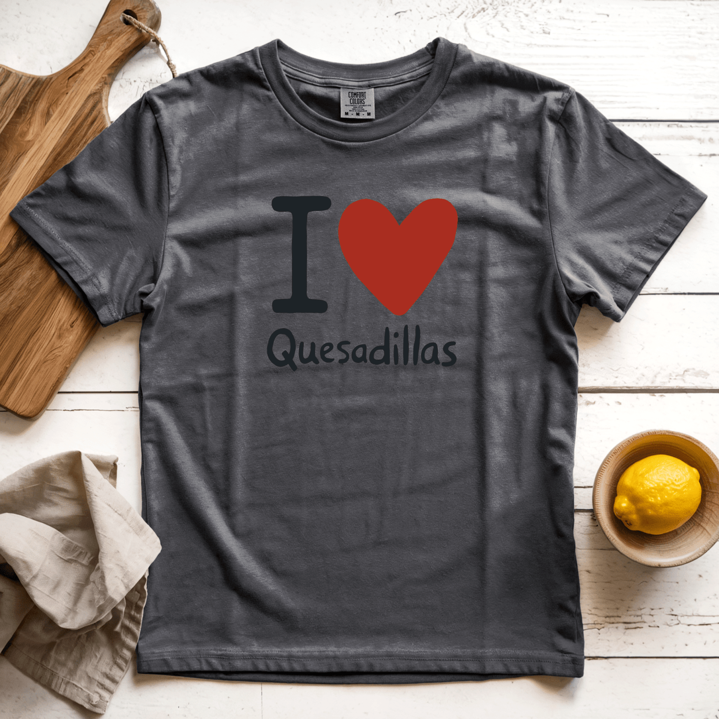 T-Shirt Pepper / S I Love Quesadillas