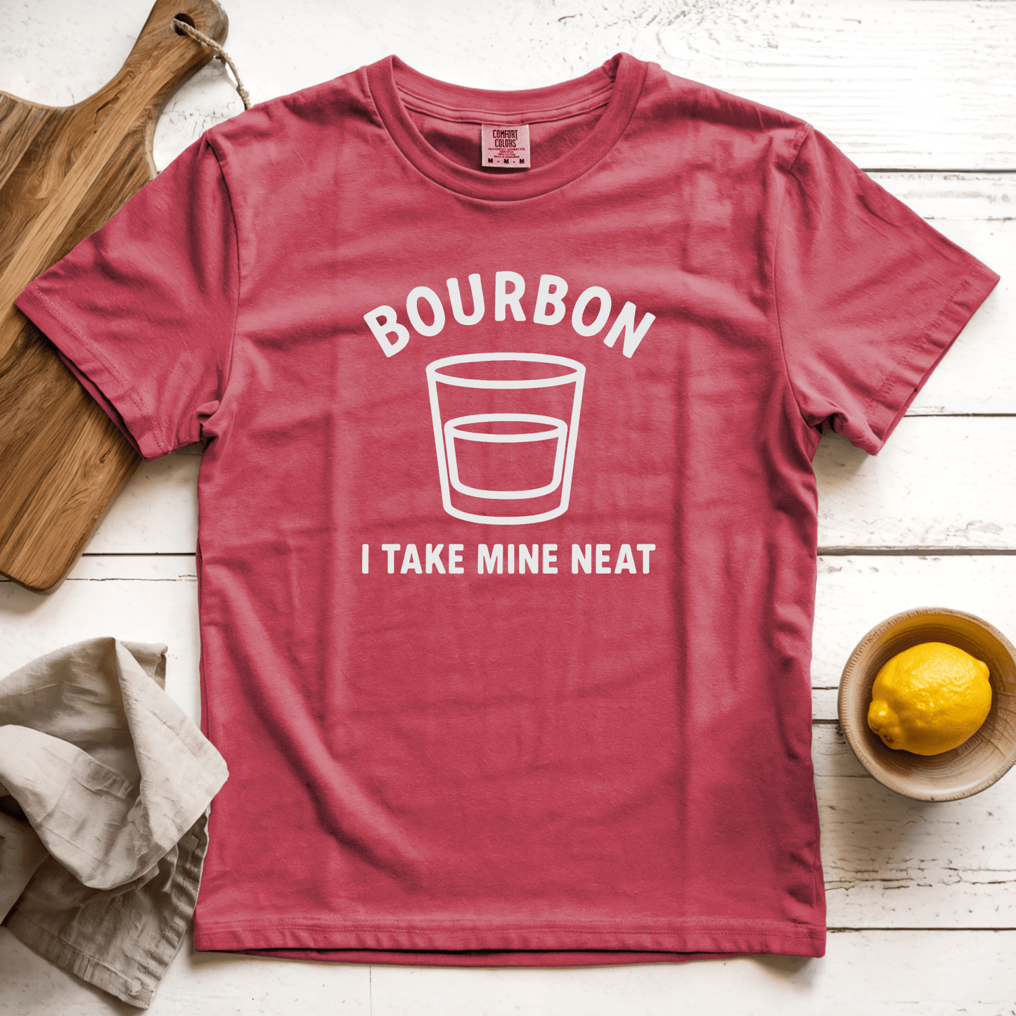 T-Shirt Crimson / S I Take mine Neat