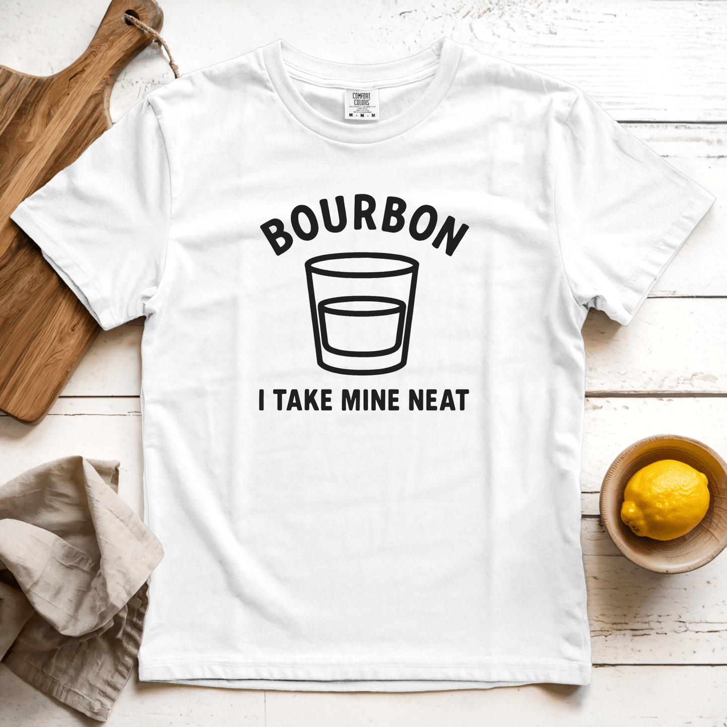 T-Shirt White / S I Take mine Neat