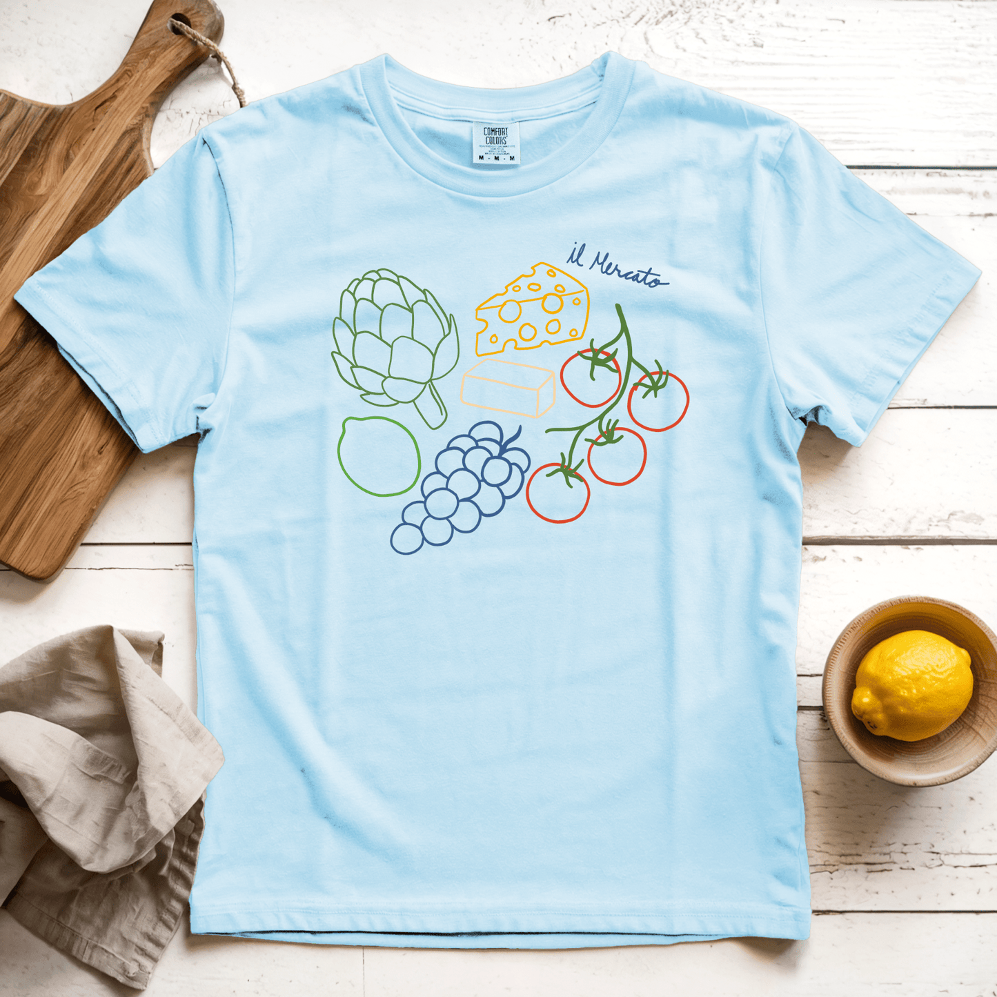 T-Shirt Chambray / S Il Mercato