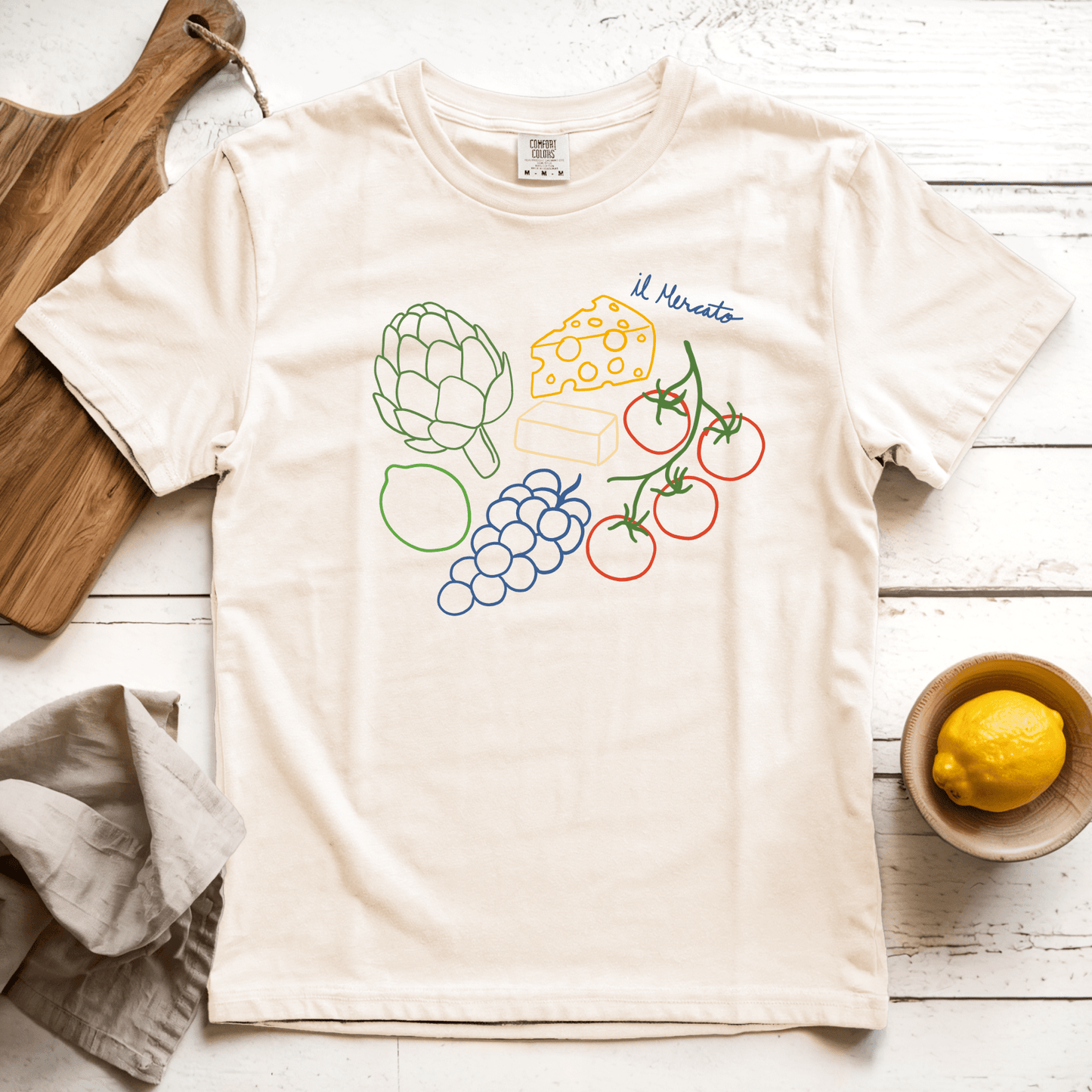 T-Shirt Ivory / S Il Mercato
