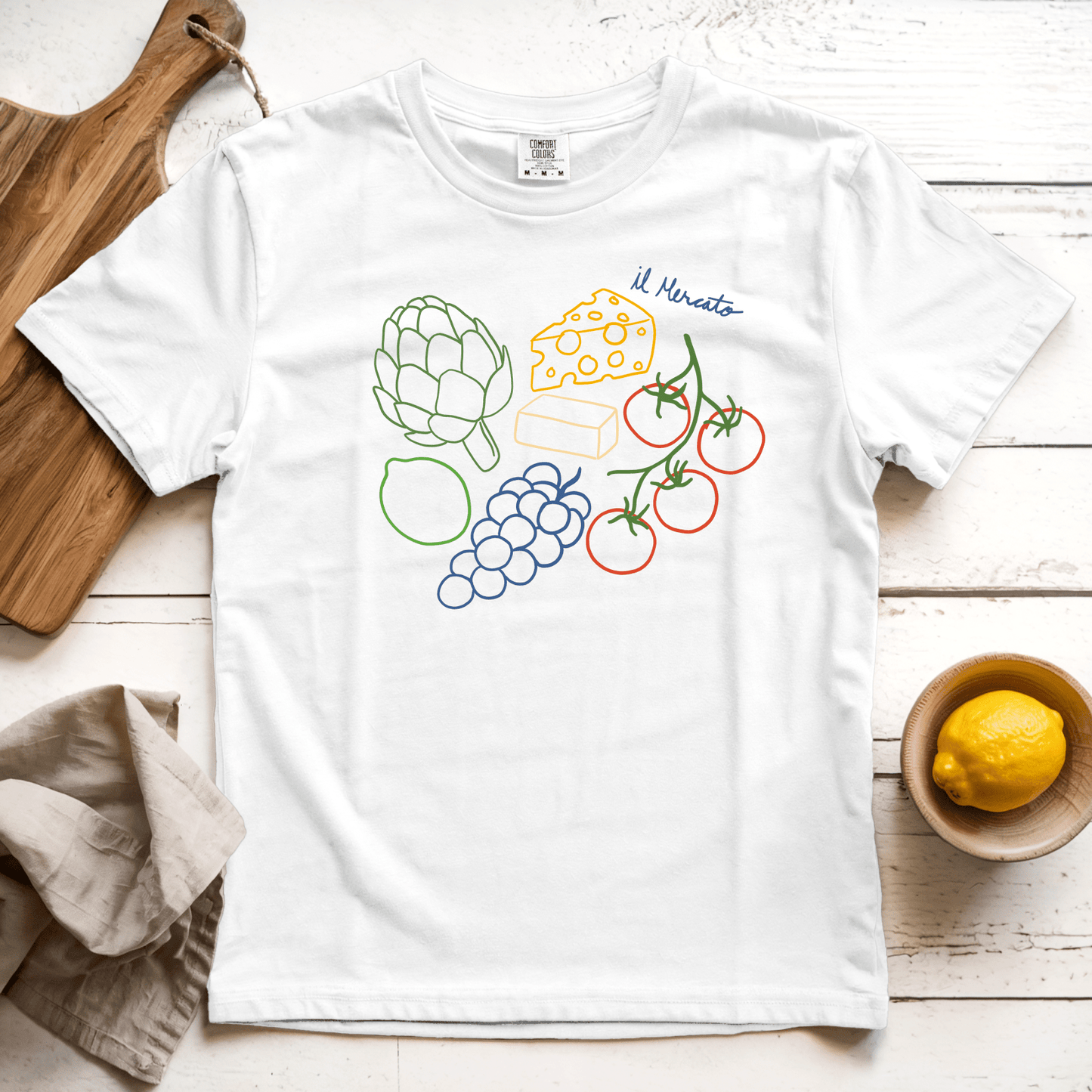 T-Shirt White / S Il Mercato