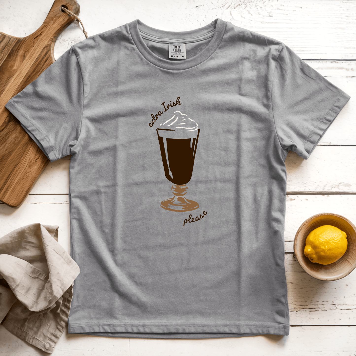 T-Shirt Grey / S Irish Coffee: LaeMab