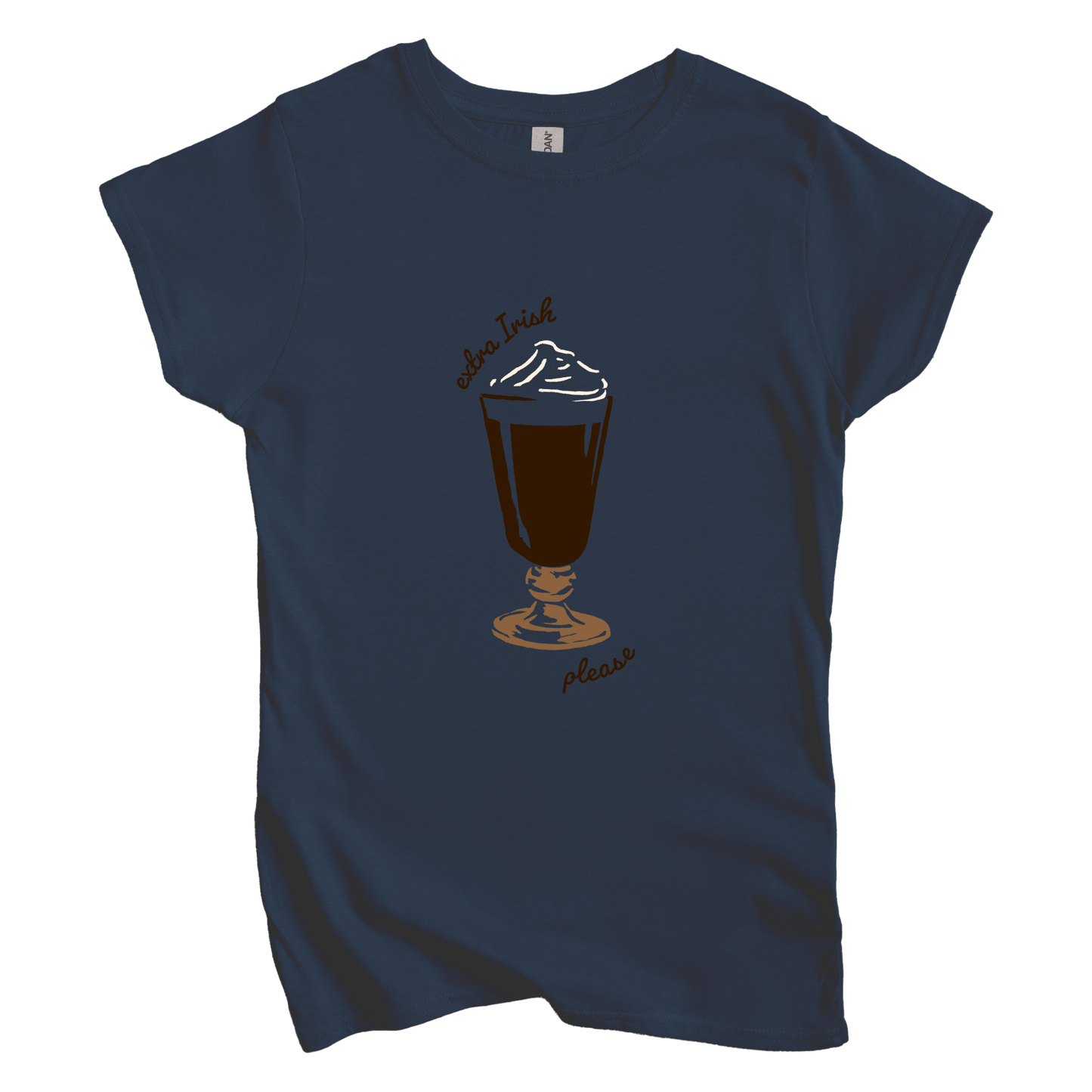 T-Shirt S / Navy Irish Coffee: LaeMab Women's Tee