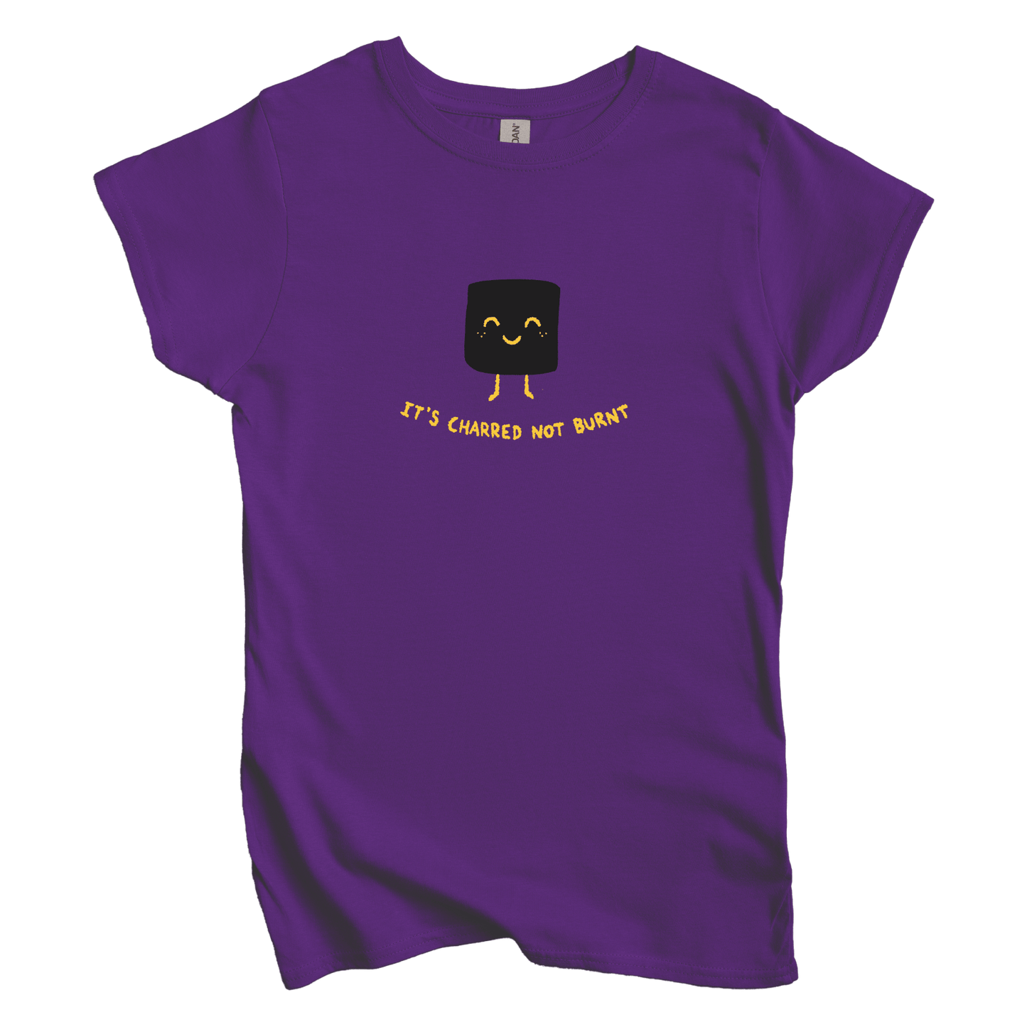 T-Shirts S / Purple It's Charred not Burnt Women's Tee