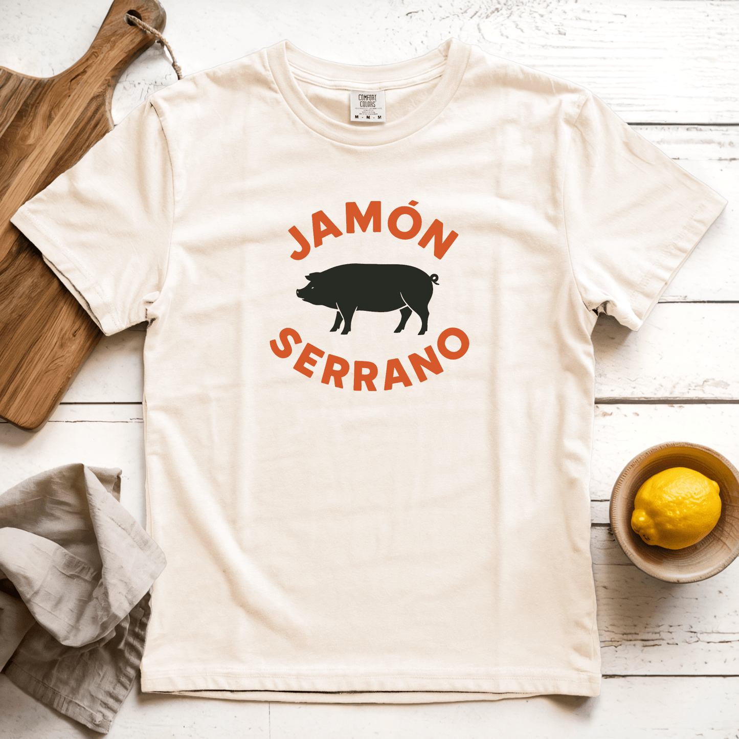 T-Shirt Ivory / S Jamón Serrano