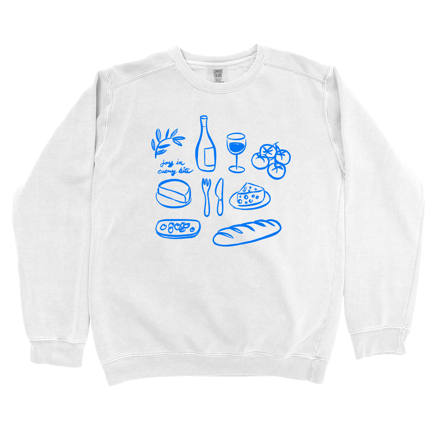 Sweatshirt White / S Joy in Every Bite Sweatshirt