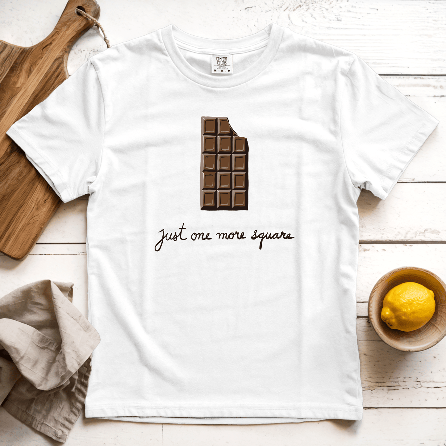 T-Shirt White / S Just One More Square