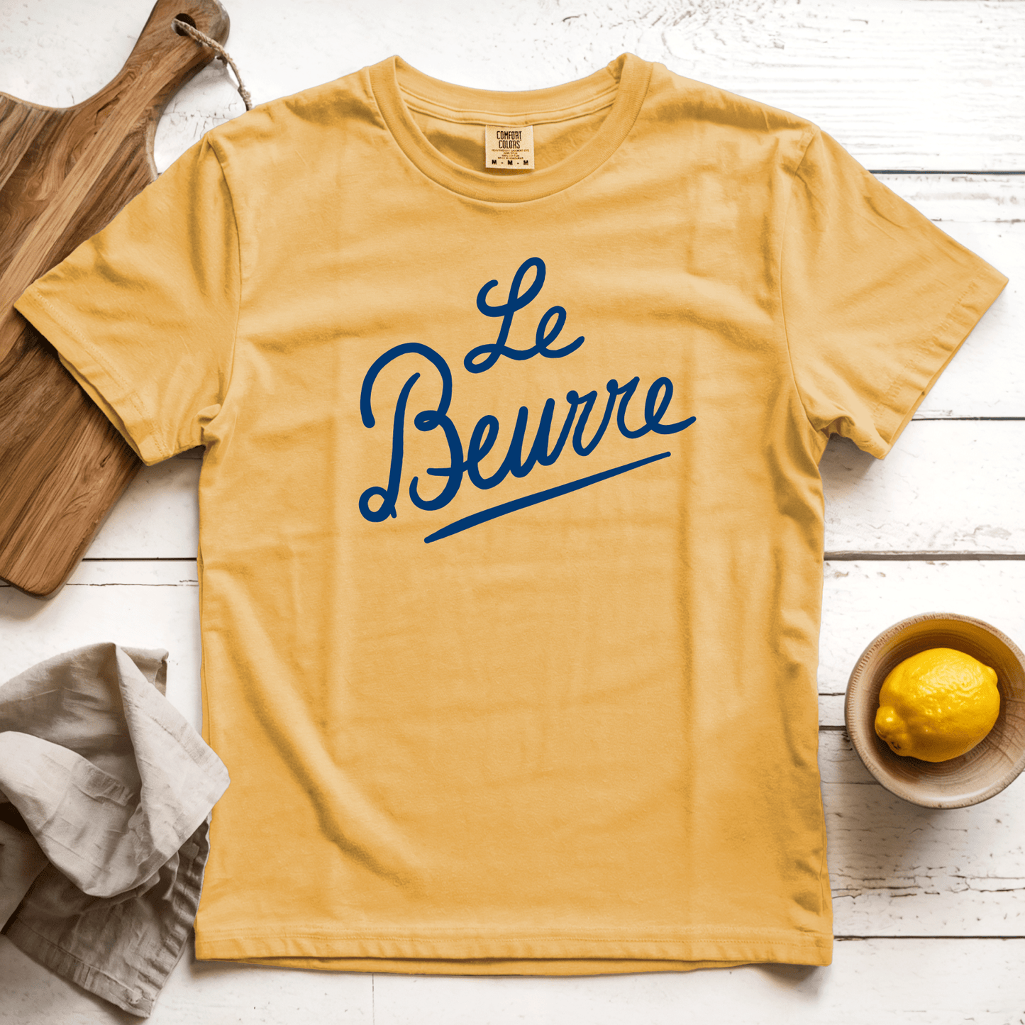 T-Shirt Mustard / S Le Beurre