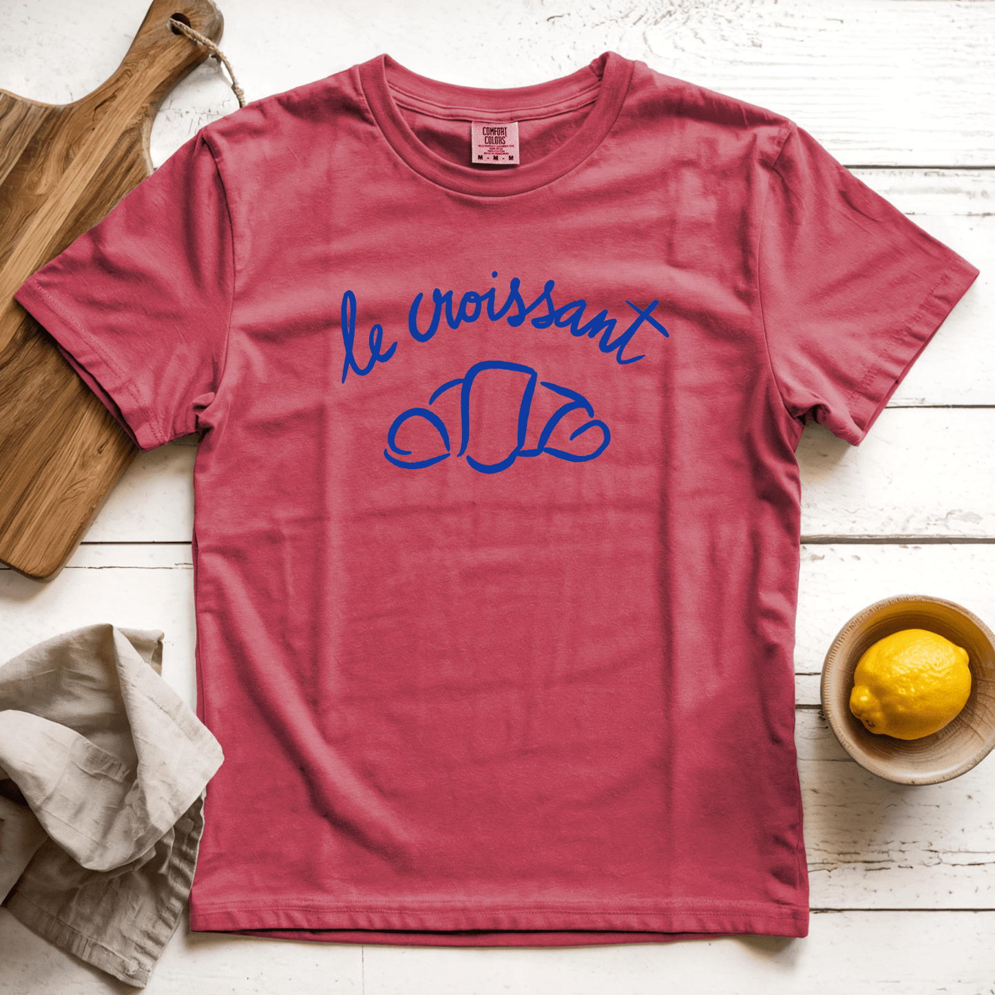 T-Shirt Crimson / S Le Croissant