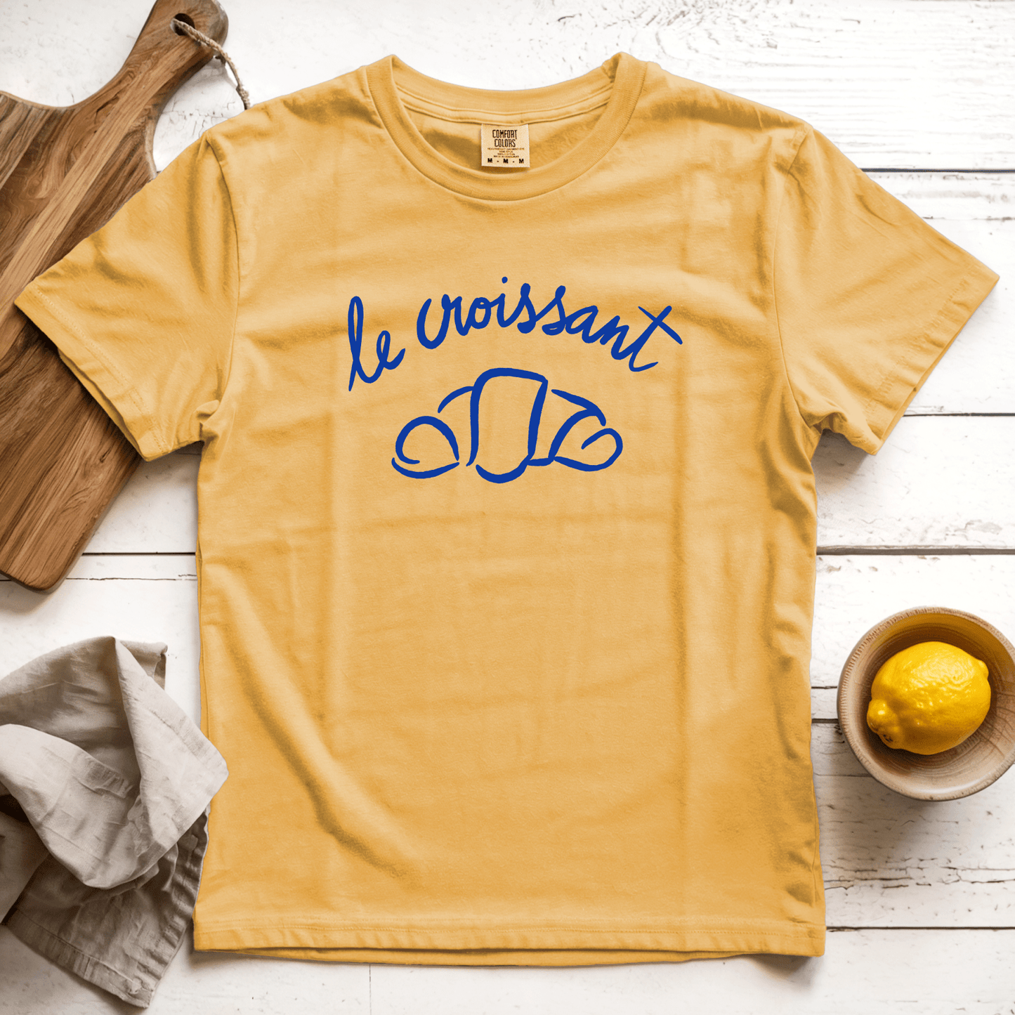 T-Shirt Mustard / S Le Croissant