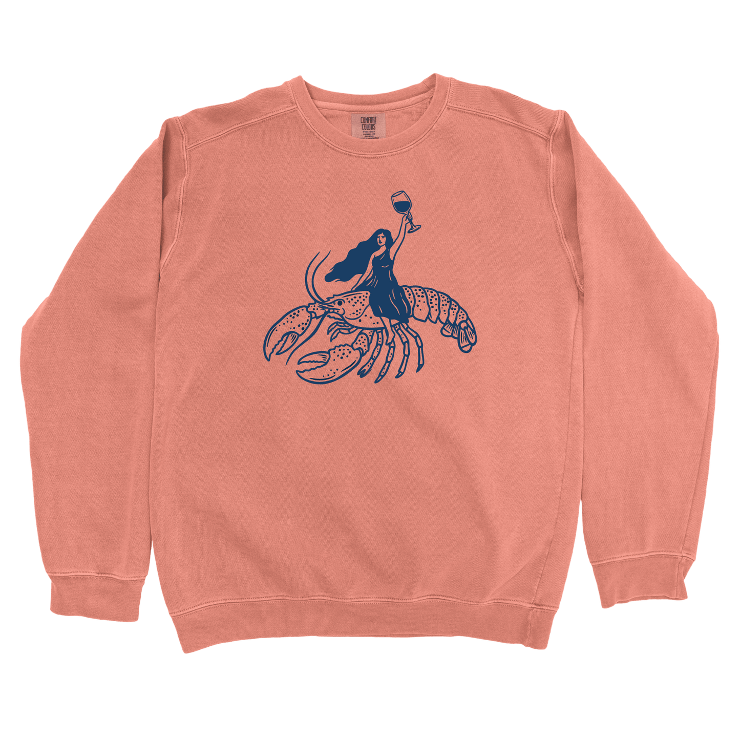 Sweatshirt Terracotta / S Lobster Woman Sweatshirt