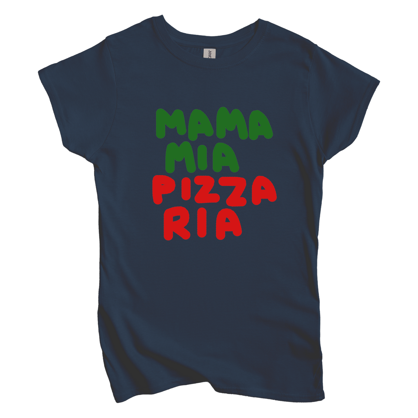 T-Shirt S / Navy Mama Mia Pizza Ria: Longoland Women's Tee