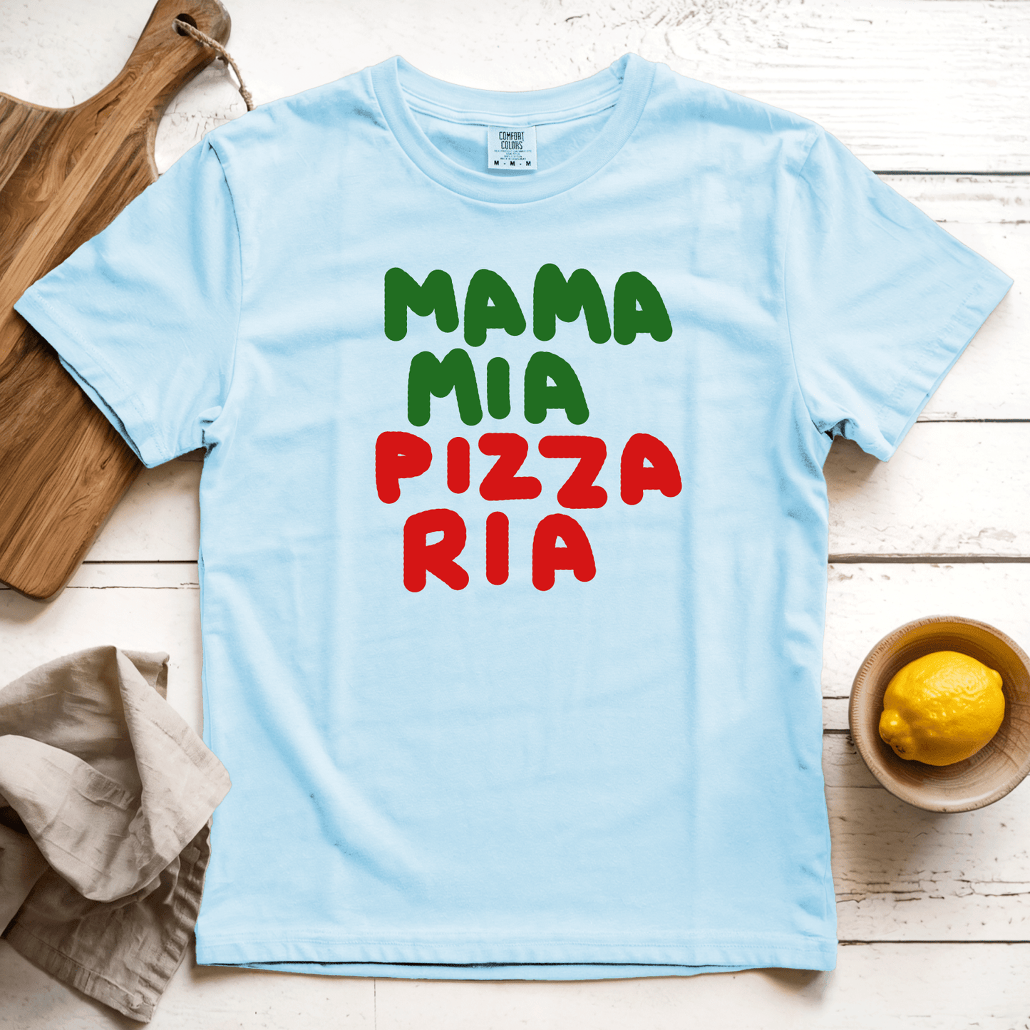 T-Shirt Chambray / S Mama Mia Pizzeria: Longoland