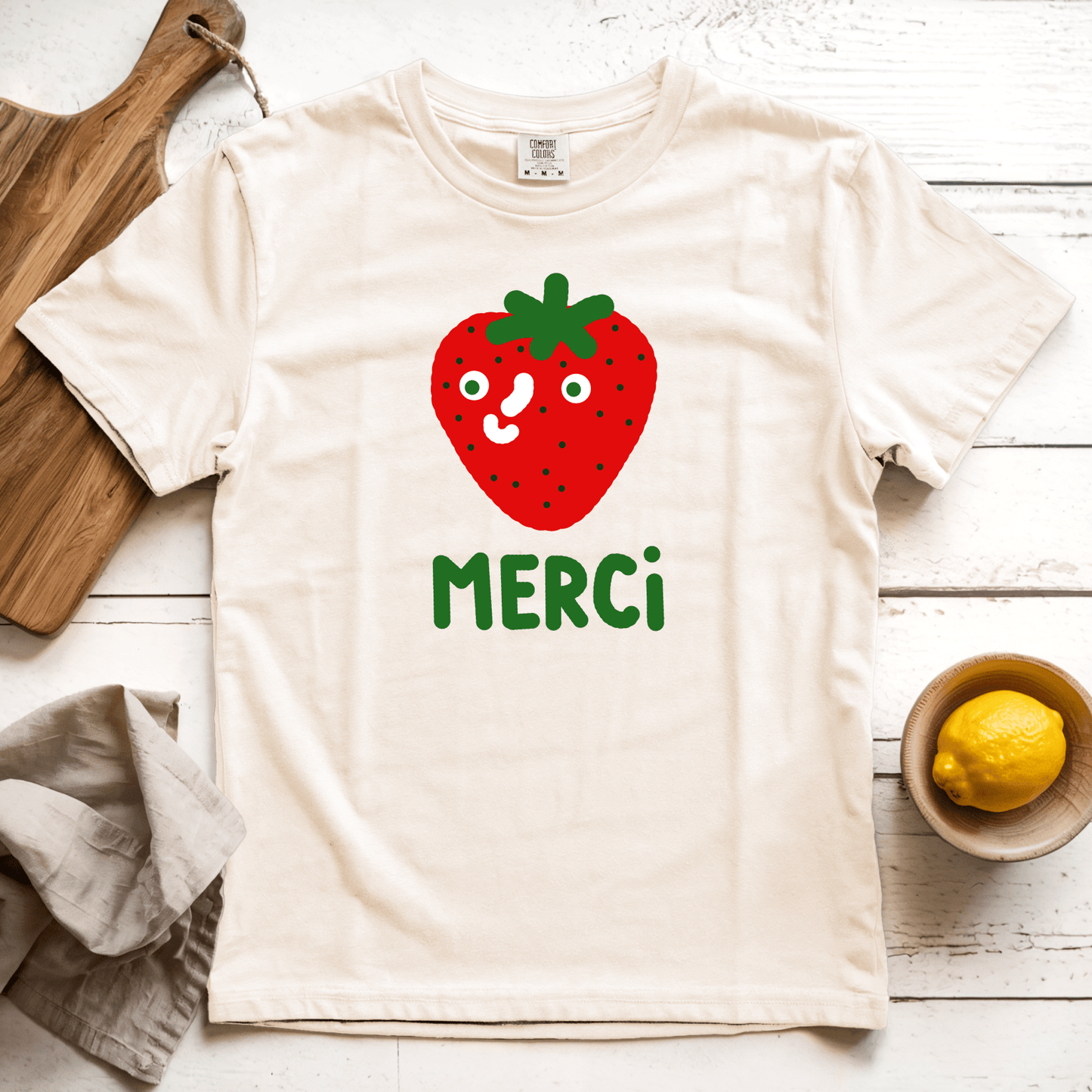 T-Shirt Ivory / S Merci: Longoland
