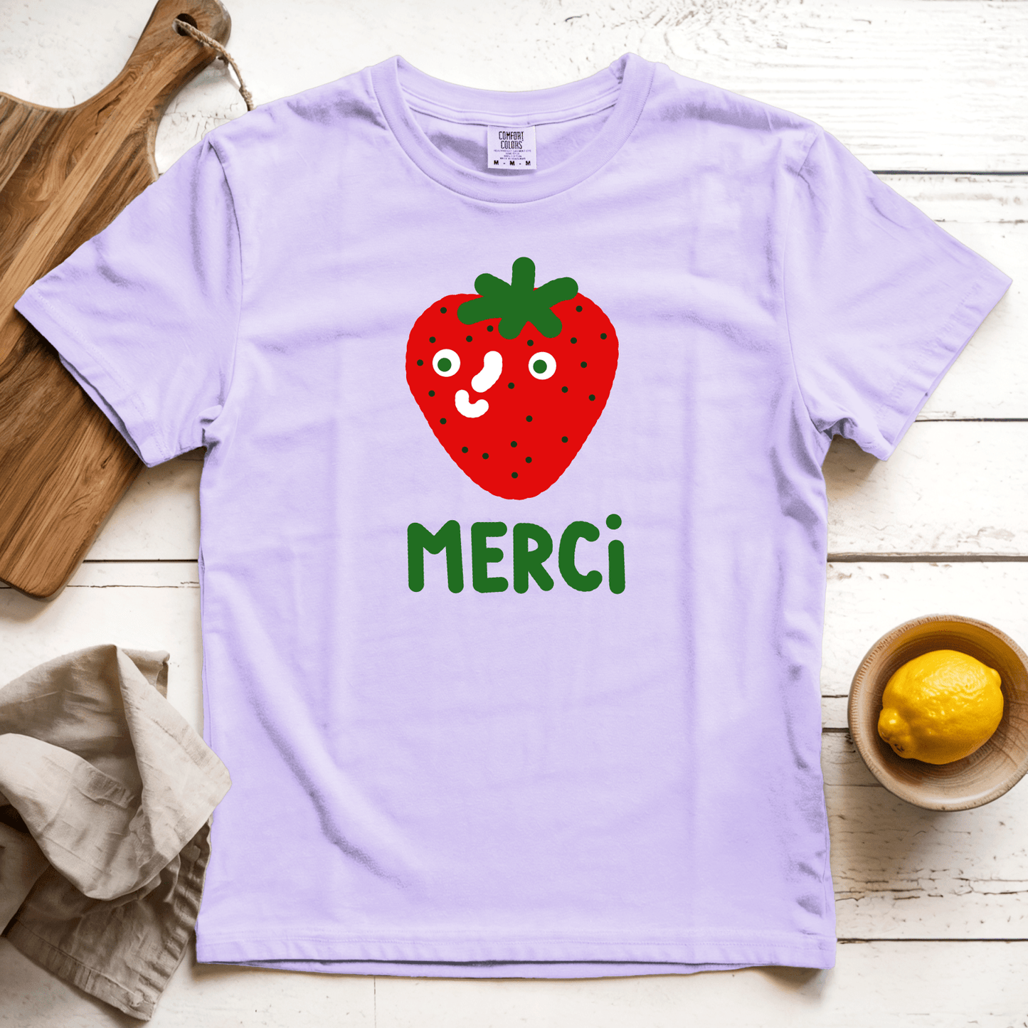 T-Shirt Orchid / S Merci: Longoland