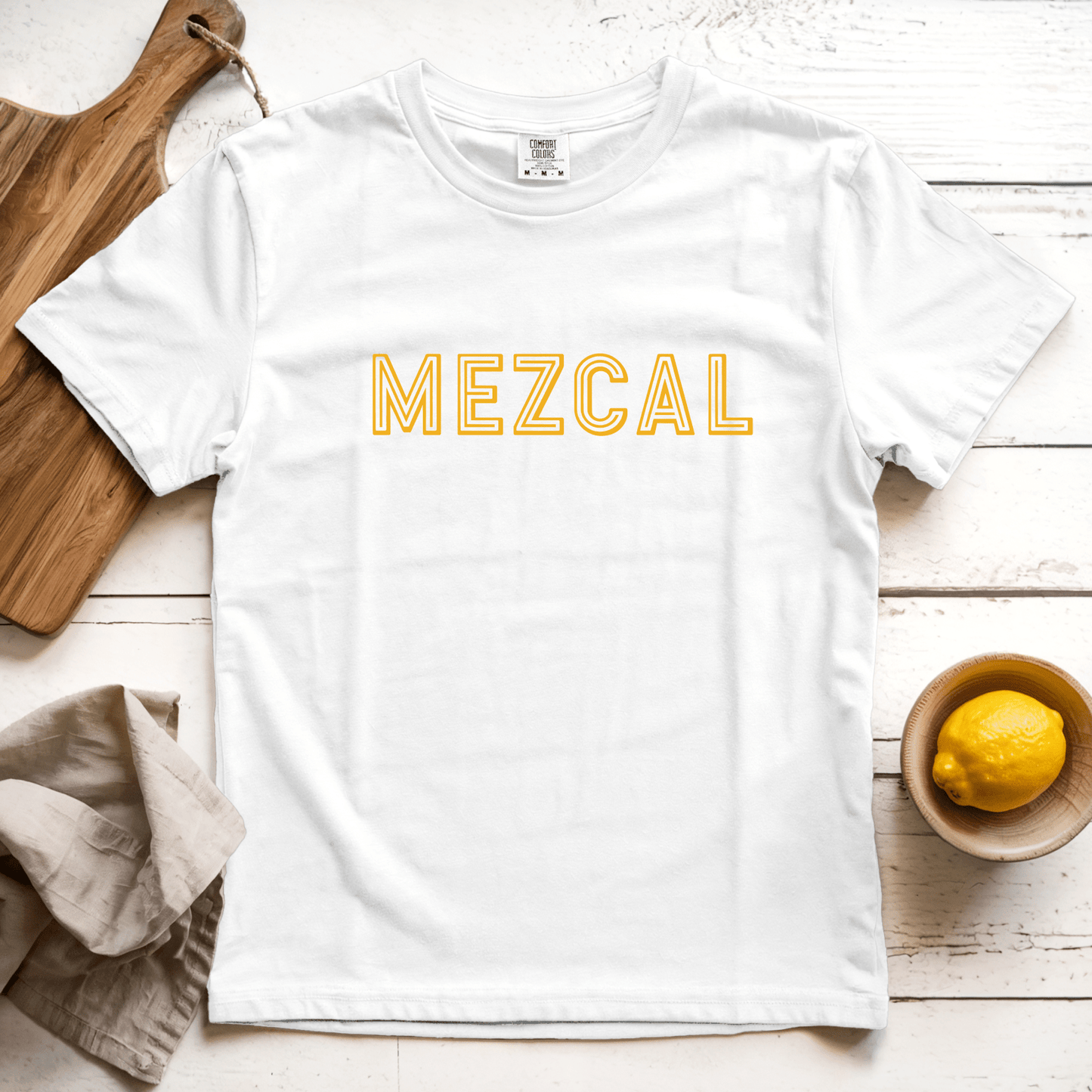 T-Shirt White / S Mezcal