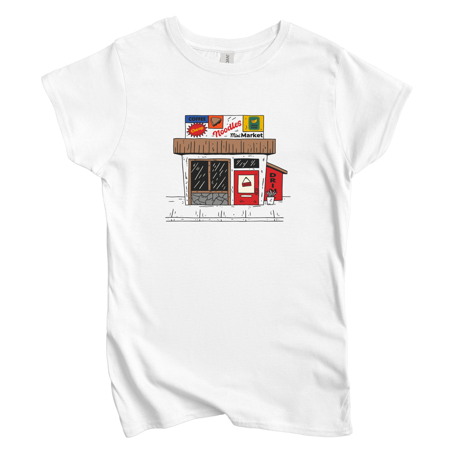 T-Shirts S / White Mini Mart: Sae Karepe Women's Tee