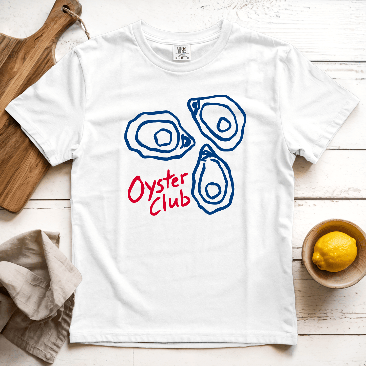T-Shirt White / S Oyster Club