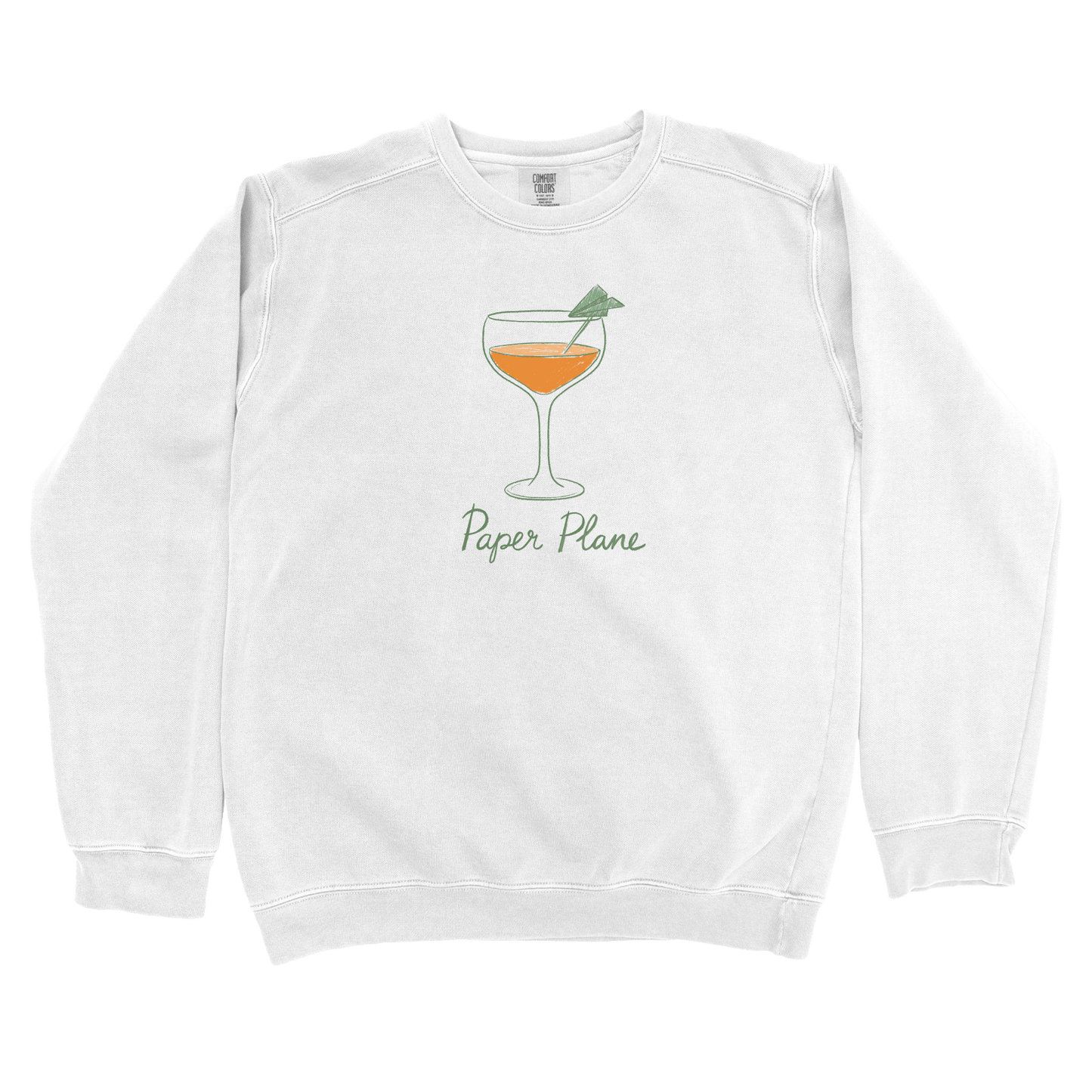 T-Shirts White / S Paper Plane Sweatshirt