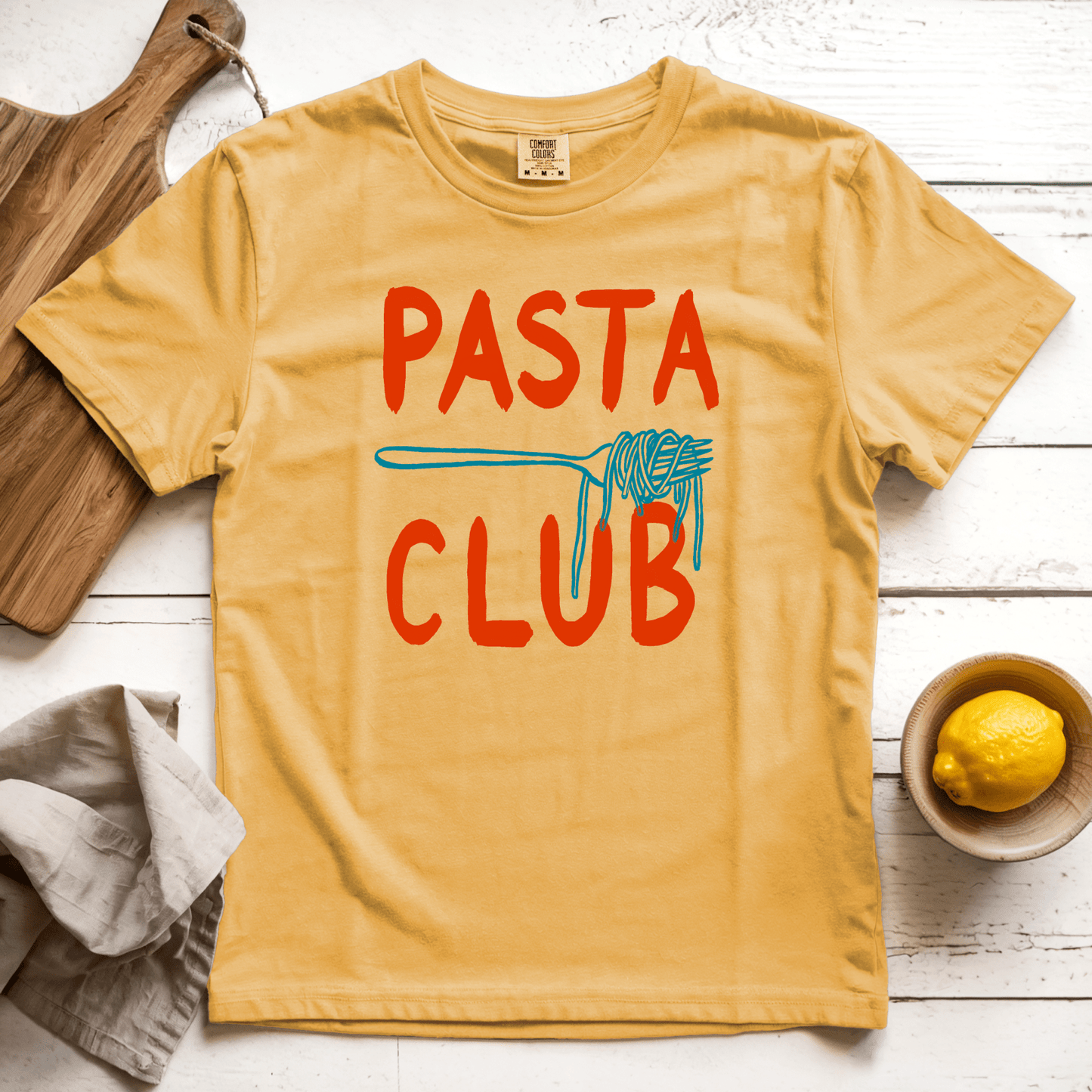 T-Shirt Mustard / S Pasta Club