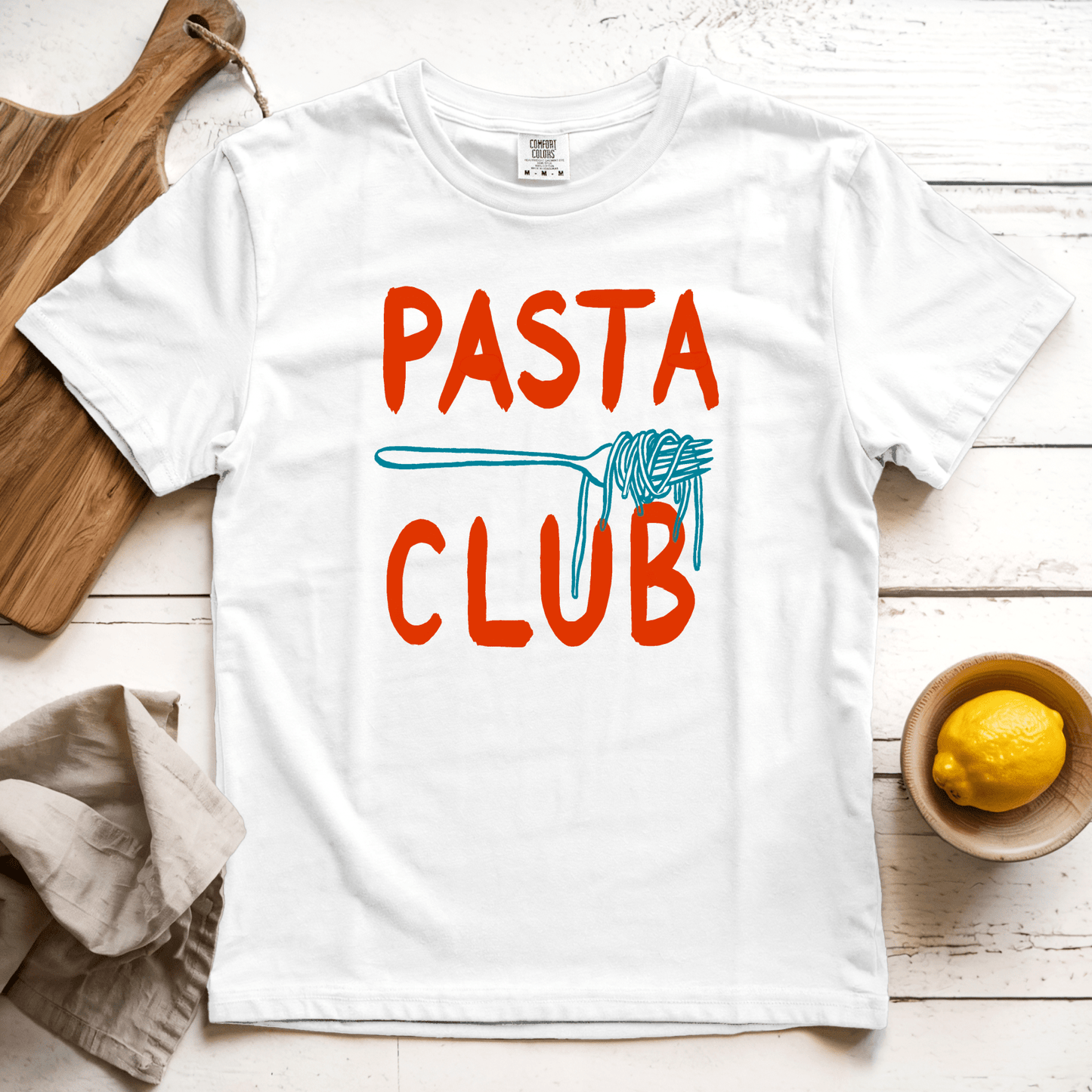 T-Shirt White / S Pasta Club