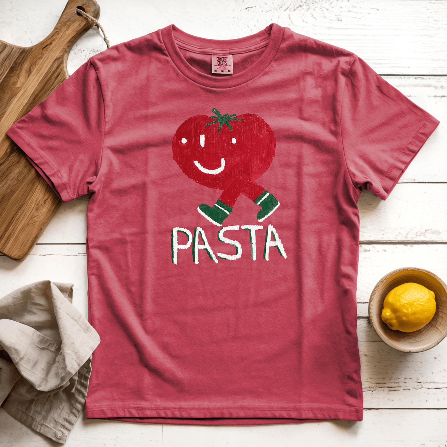 T-Shirt Crimson / S Pasta: Longoland