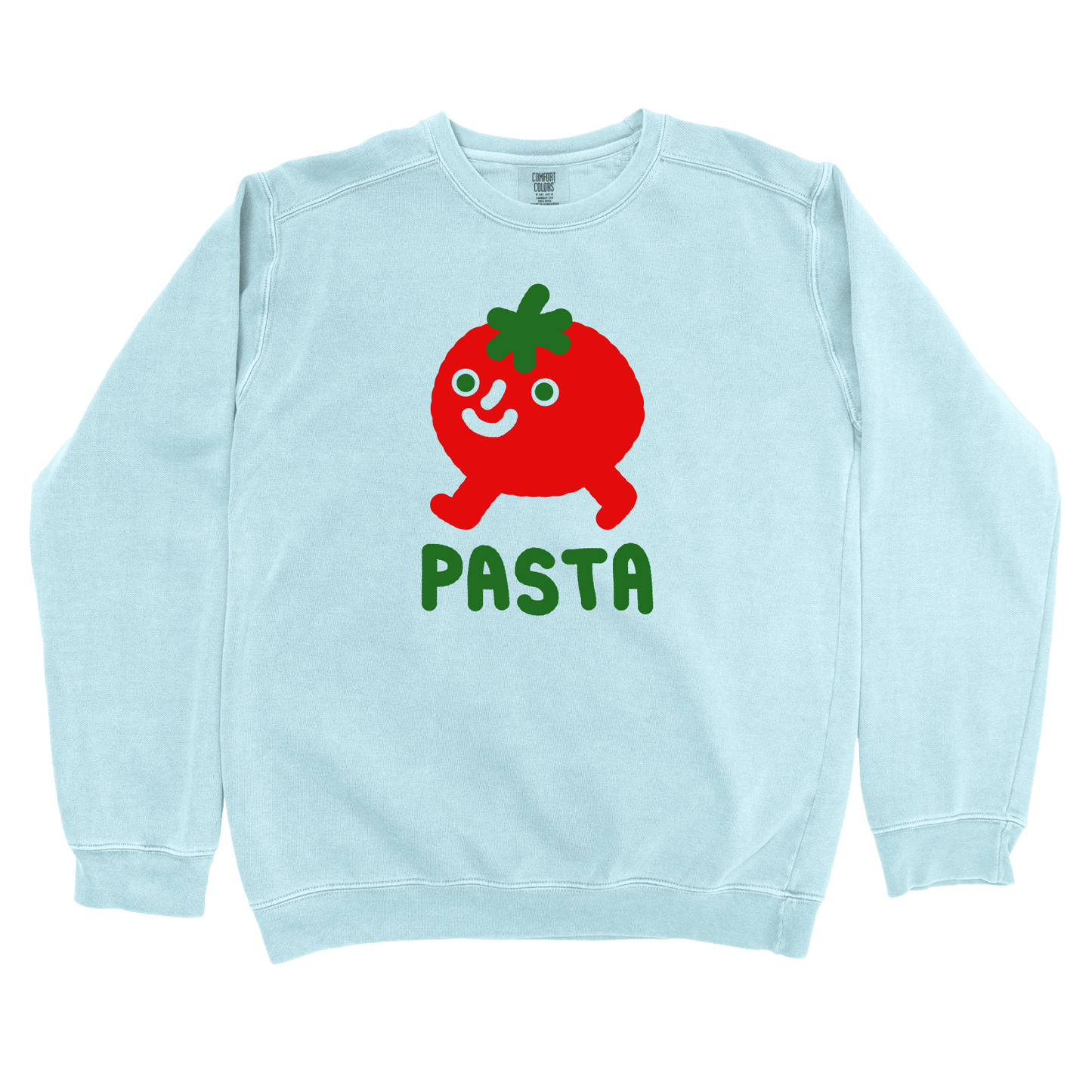 Sweatshirt Chambray / S Pasta Walking Tomato: Longoland Sweatshirt
