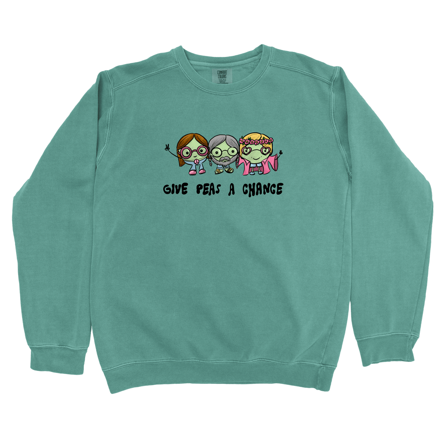 Sweatshirt Light Green / S Peas: Micro Barbi Sweatshirt