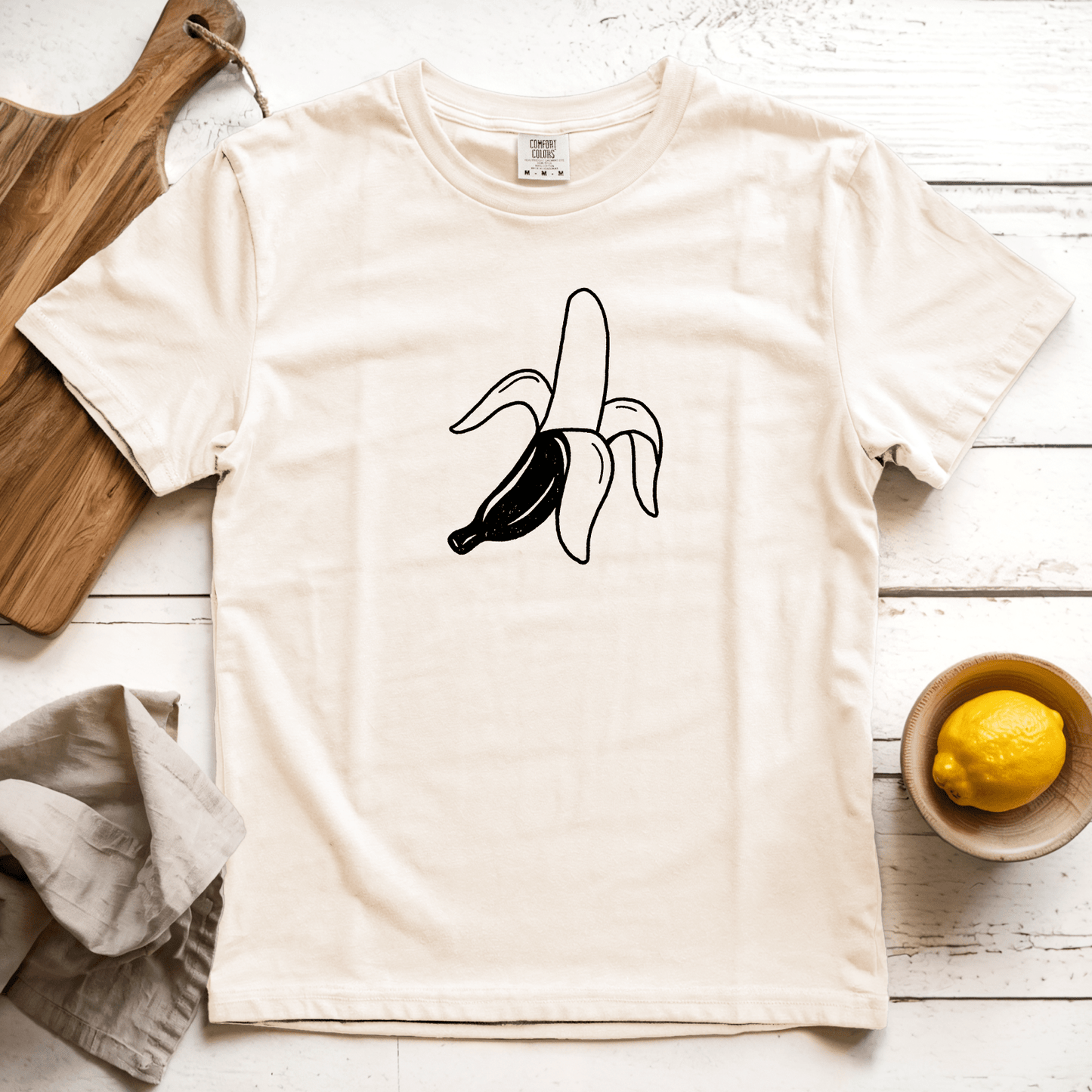T-Shirt Ivory / S Peeled Banana