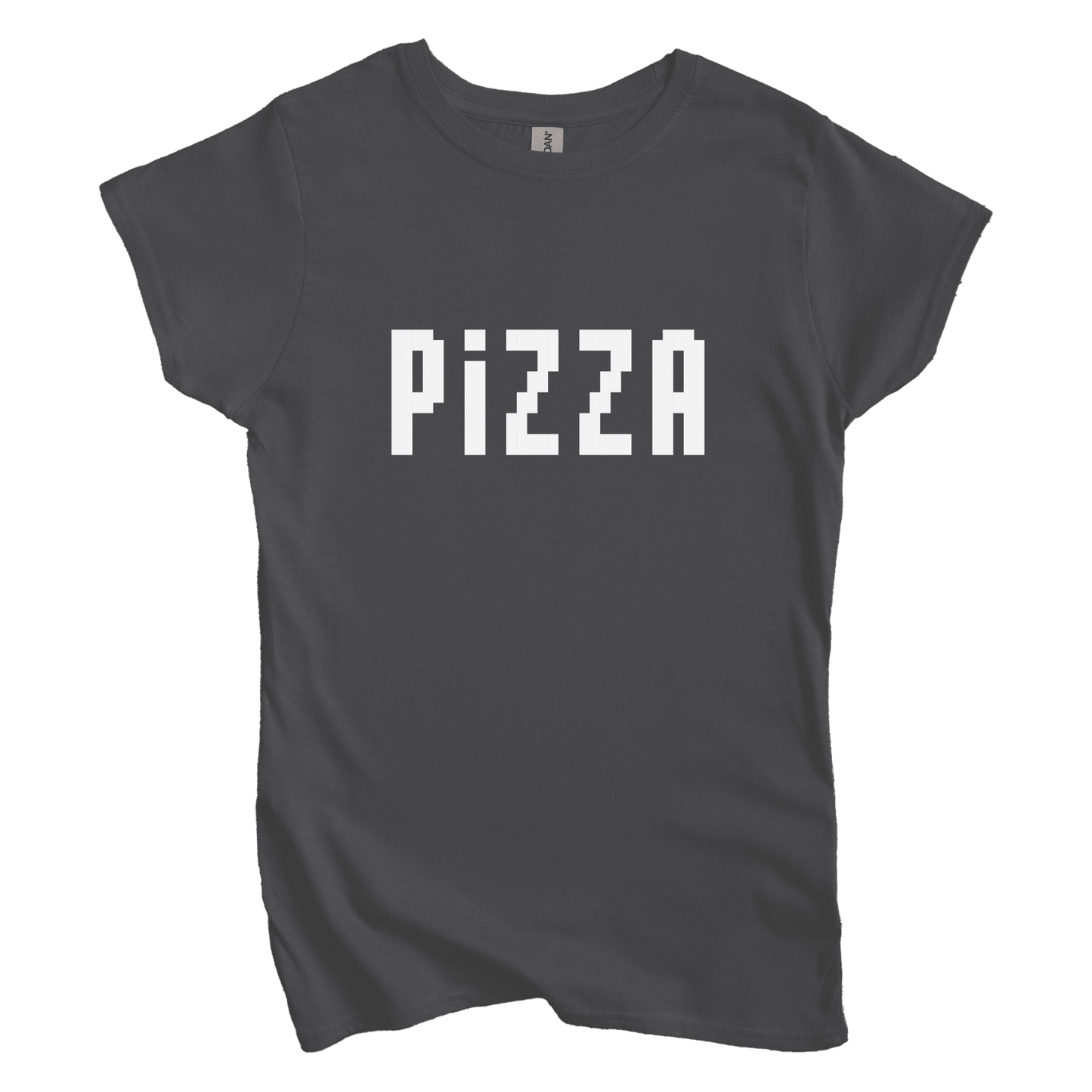 T-Shirt M / Charcoal Pizza Women's Tee