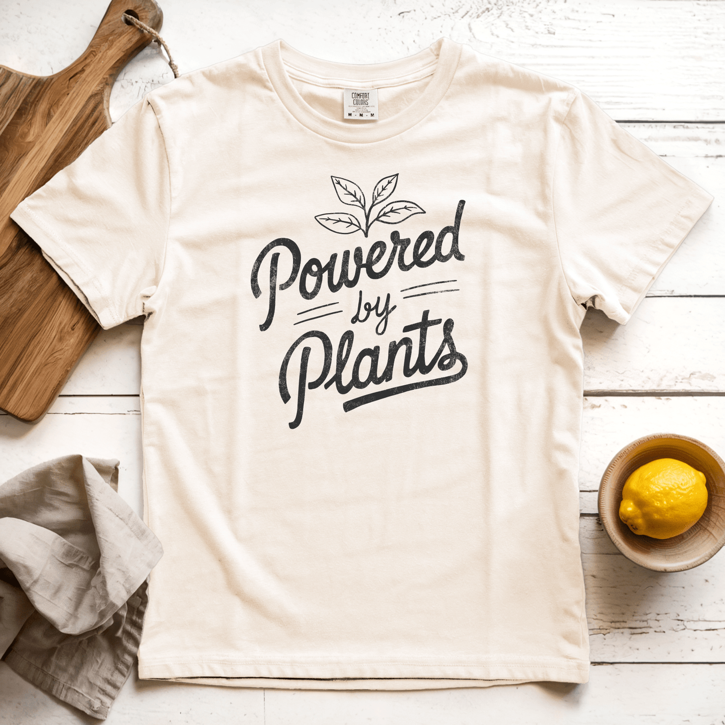 T-Shirt Ivory / S Powered by Plants
