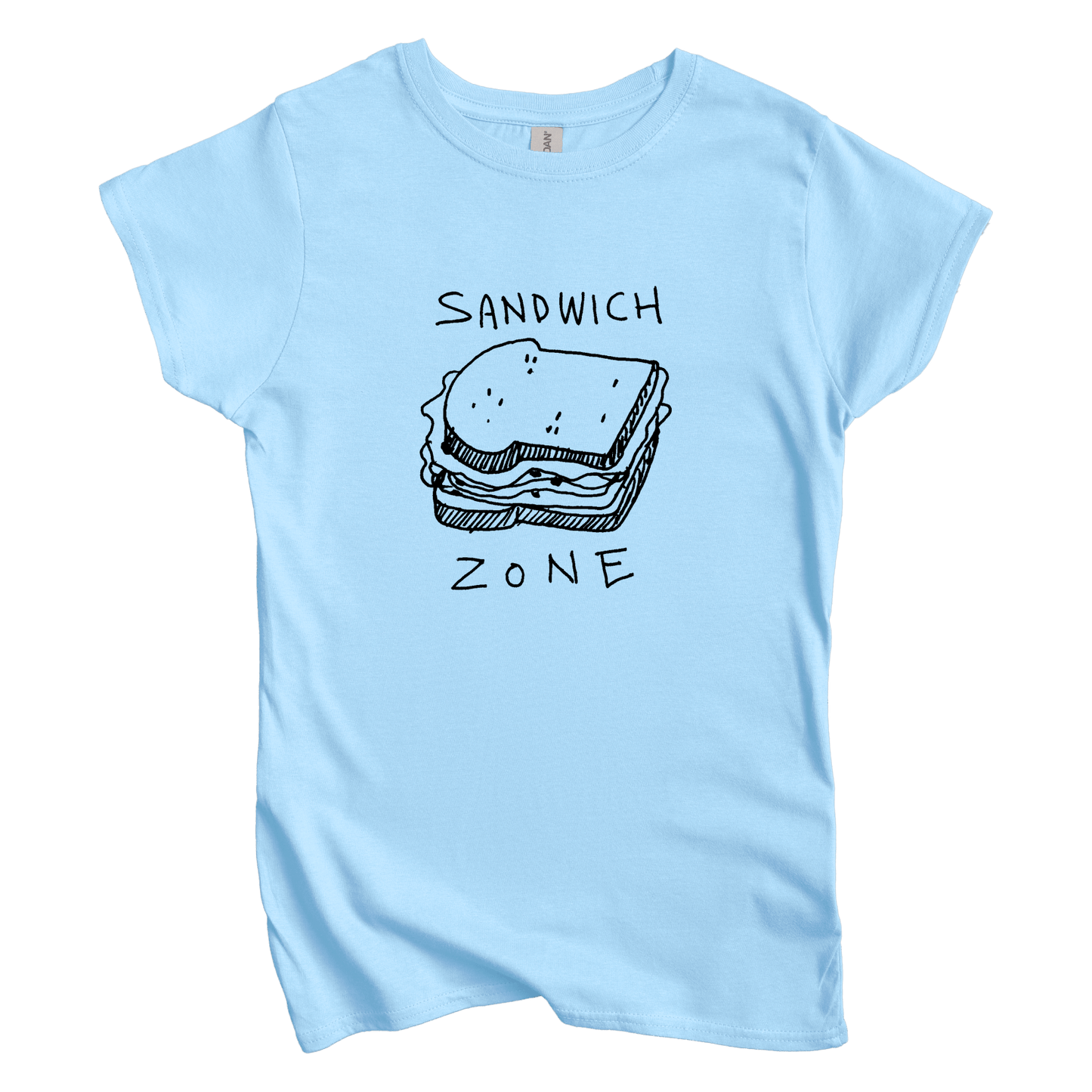 T-Shirt S / Light Blue Sandwich Zone: Longoland Women's Tee