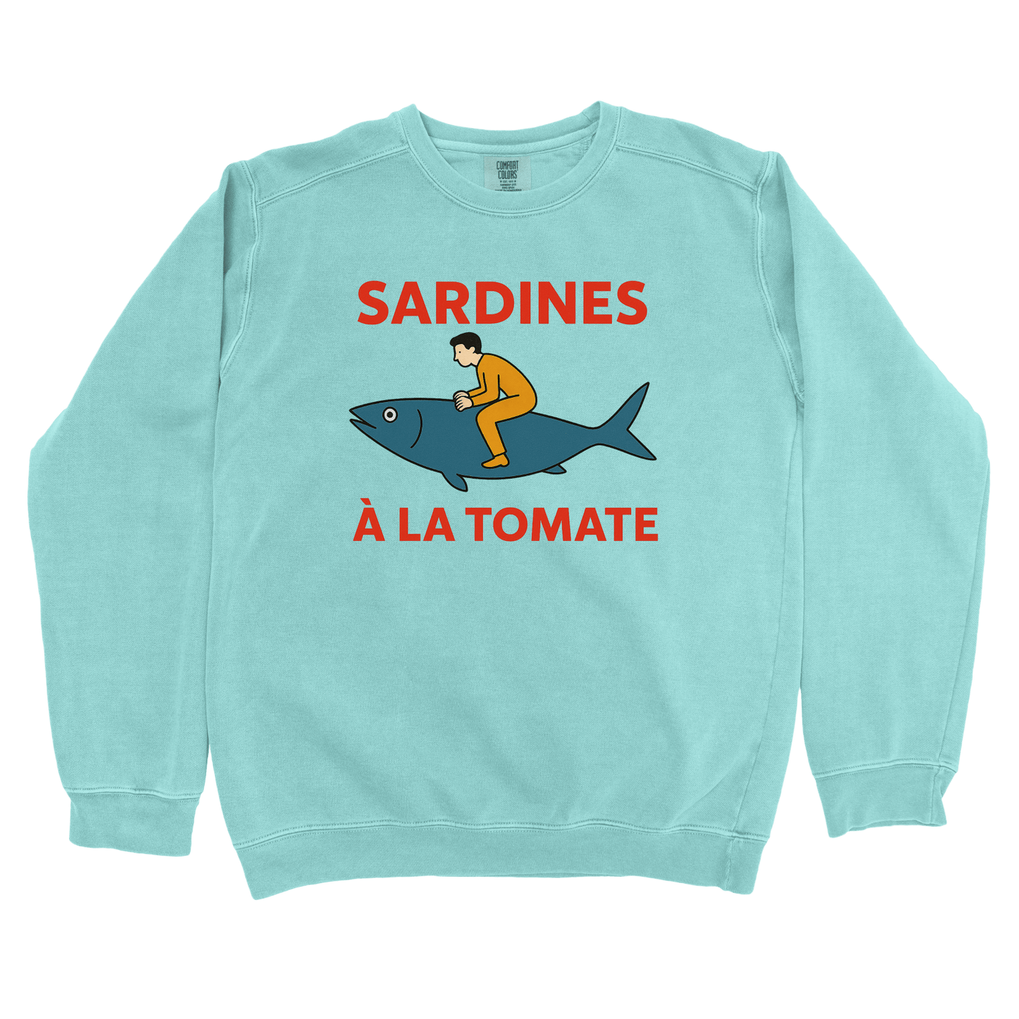 Sweatshirt Chalky Mint / S Sardines A La Tomata Sweatshirt