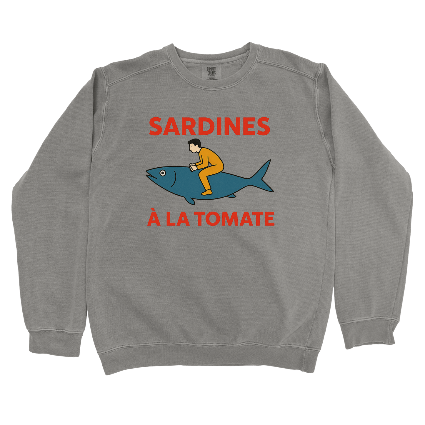 Sweatshirt Grey / S Sardines A La Tomata Sweatshirt