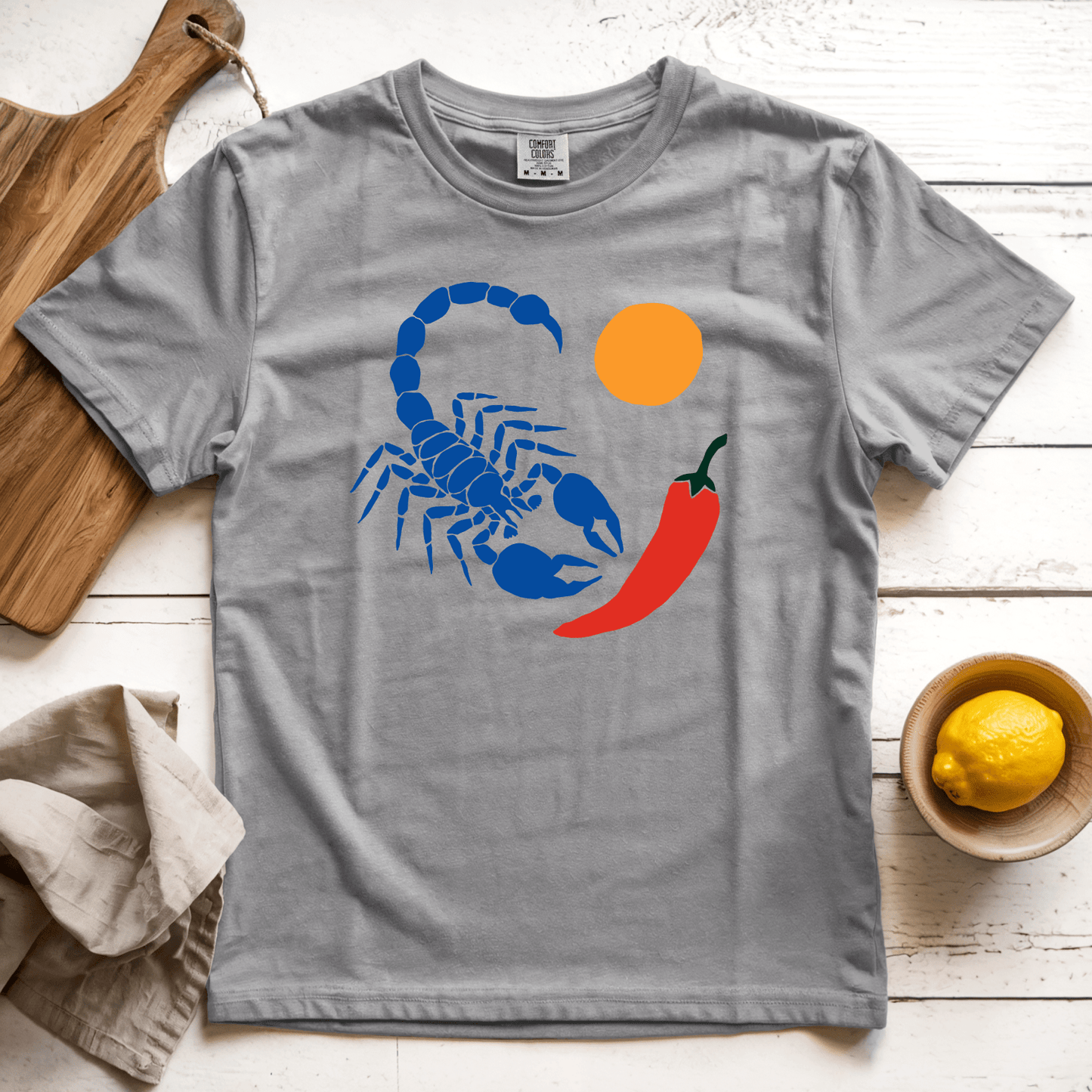 T-Shirt Grey / S Scorpion Chili Sun