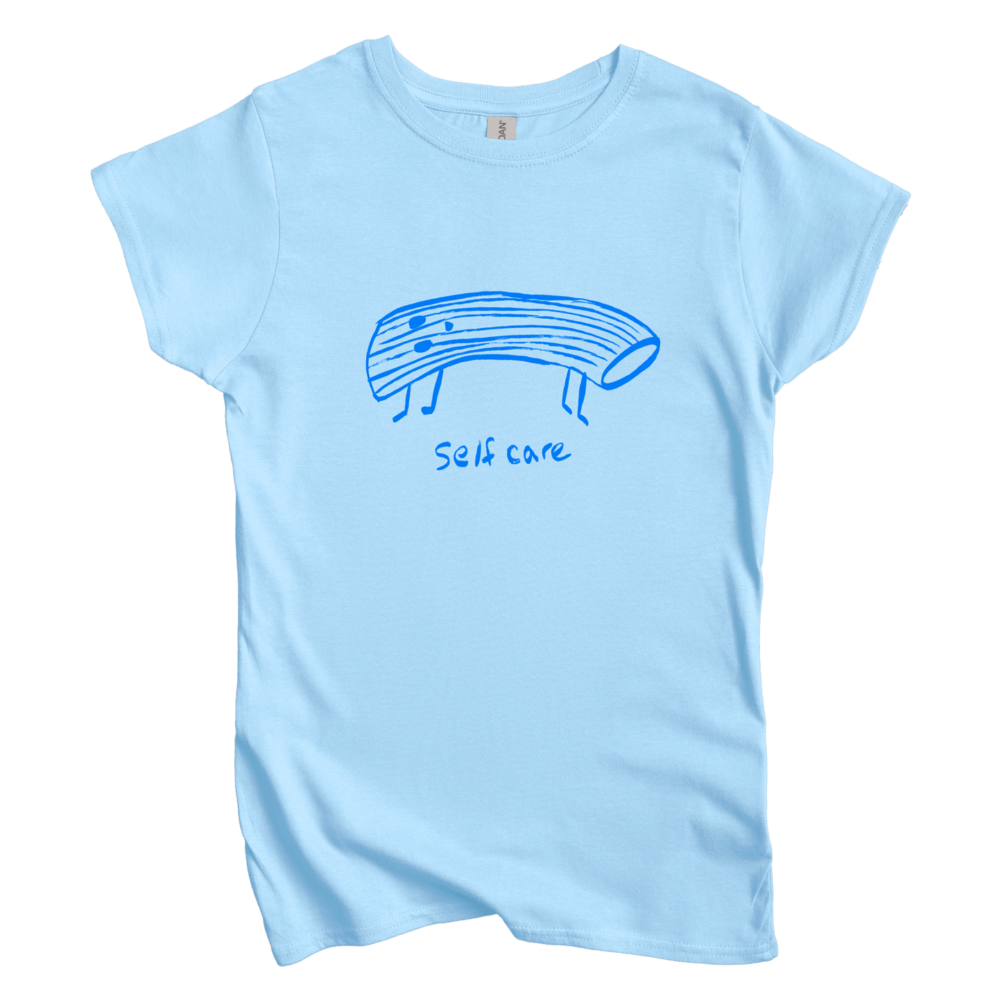 T-Shirt S / Light Blue Self Care Noodle Women's Tee