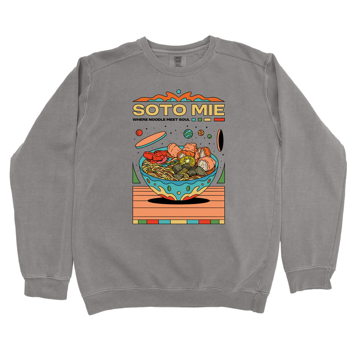 T-Shirts Grey / S Soto Mie: Galih Putra Sweatshirt