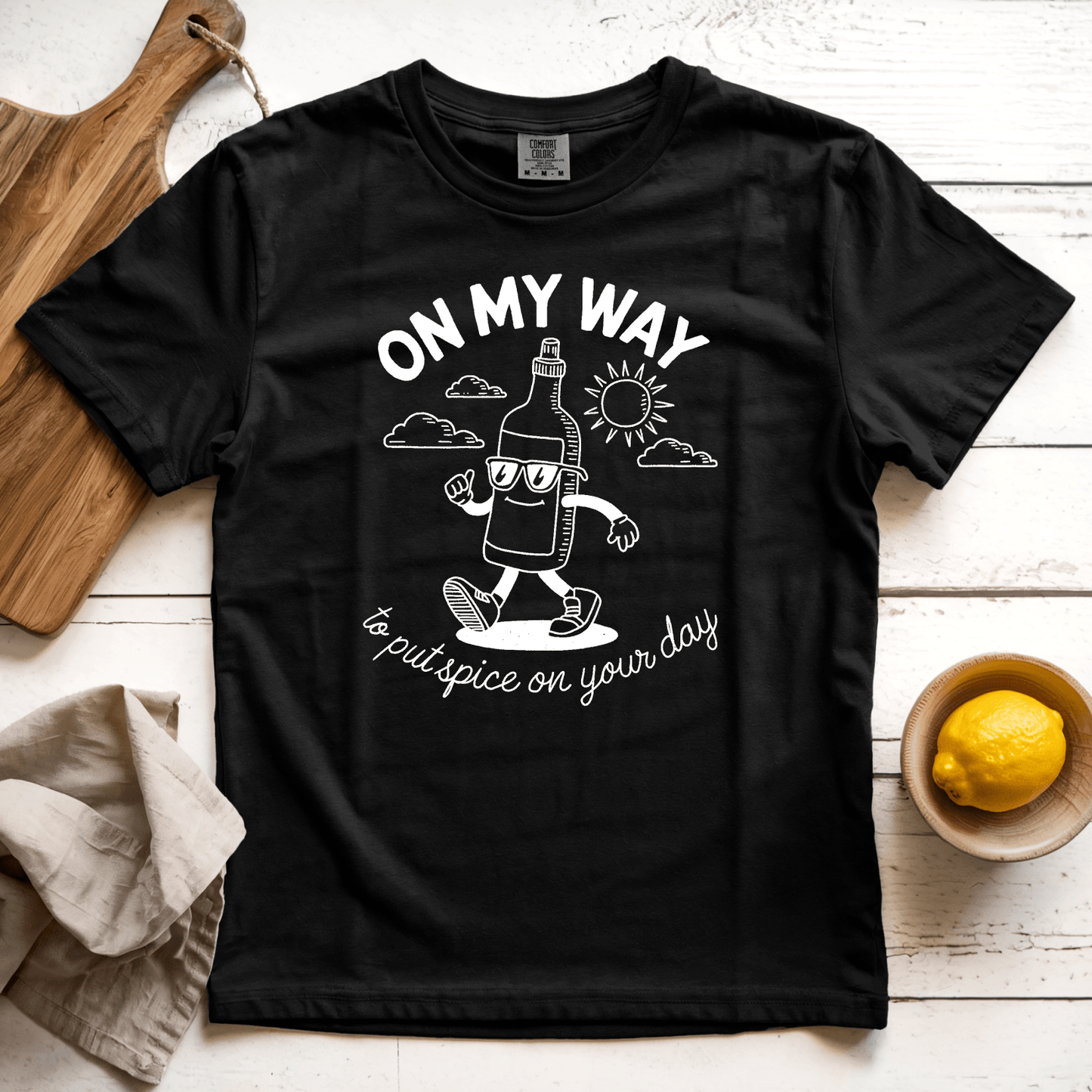T-Shirt Black / S Spice Up Your Day